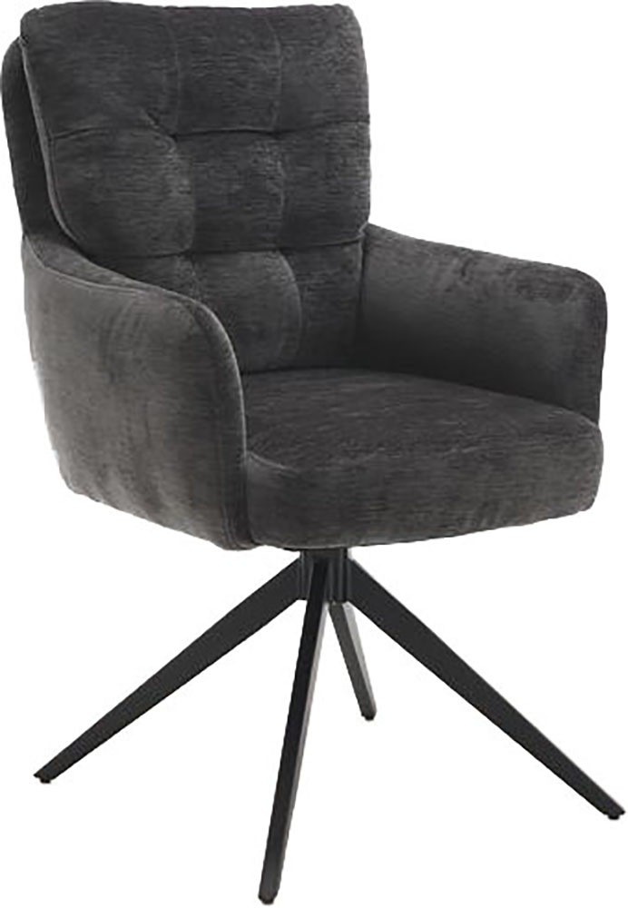 Home Affaire Esszimmerstuhl »Sant Tropez« (Set) 2 Stk. in grau, Größe B/H/T: 60 cm x 92 cm x 67 cm