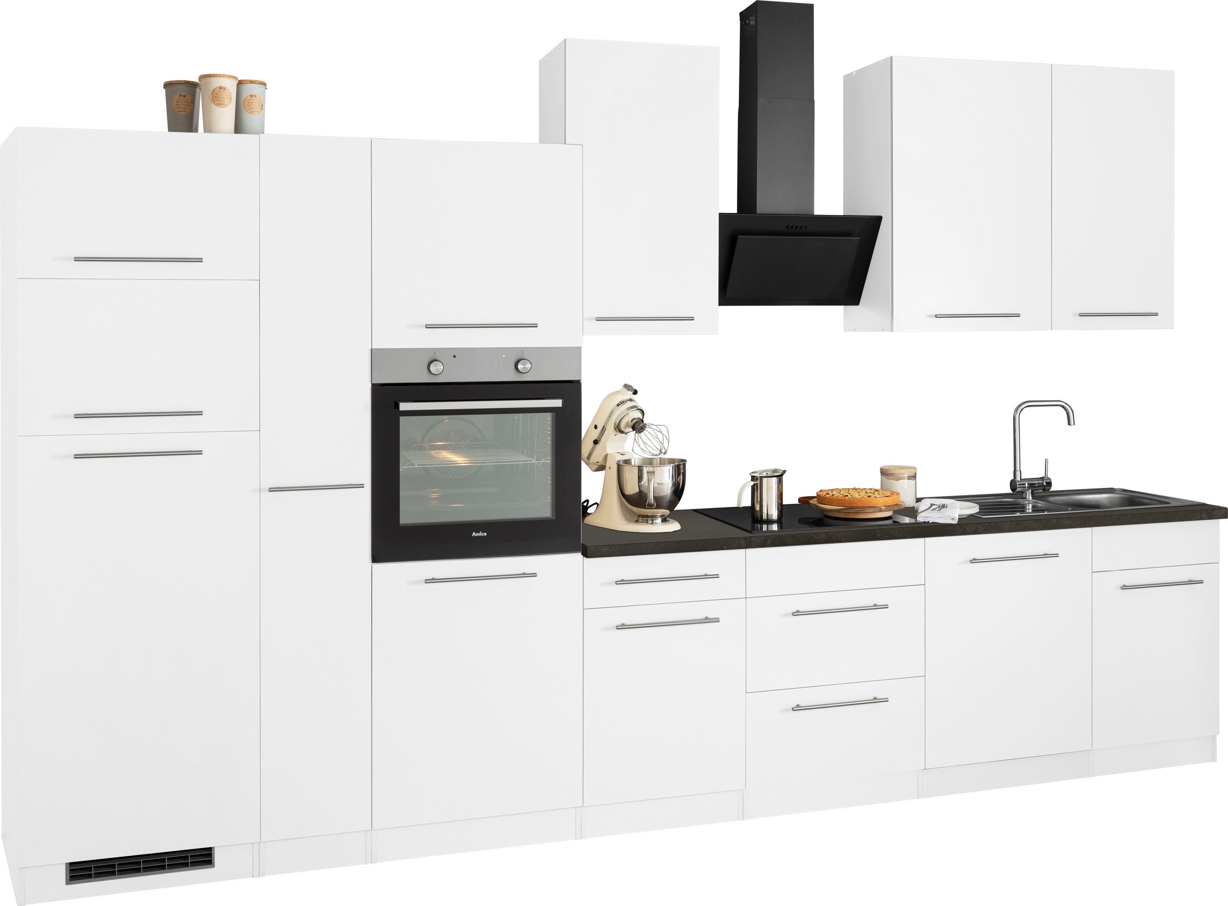 wiho Küchen Küchenzeile E-Geräten, online bei »Unna«, OTTO 370 Breite mit bestellen cm