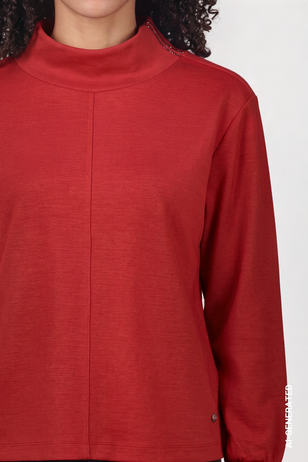 Monari Sweatshirt »Sweatshirt Basic Uni«, Regular fit mit Stehkragen
