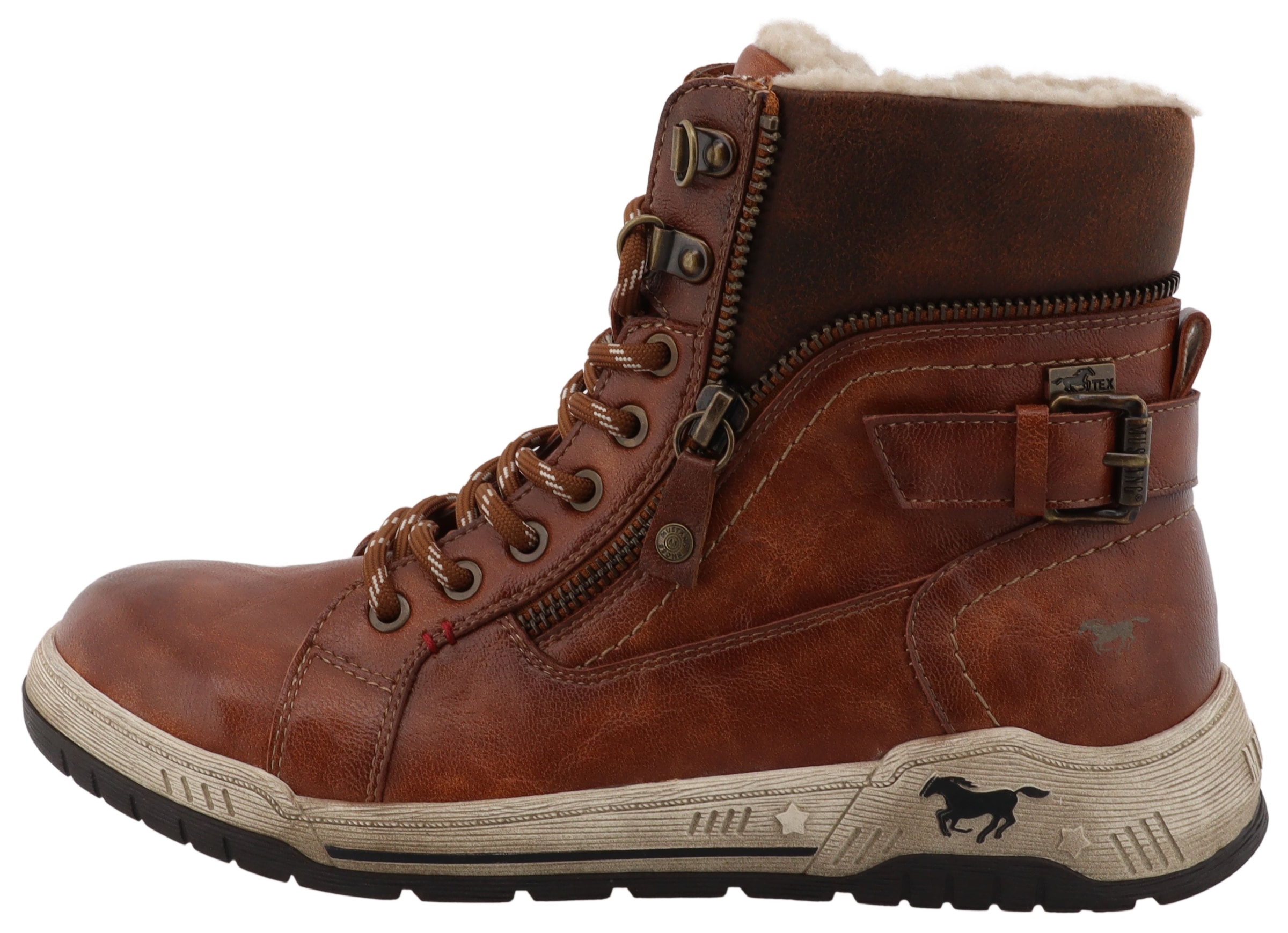 Mustang Shoes Winterboots »Ihana«  High Top Sneaker, Winterboots mit Warmfutter und TEX