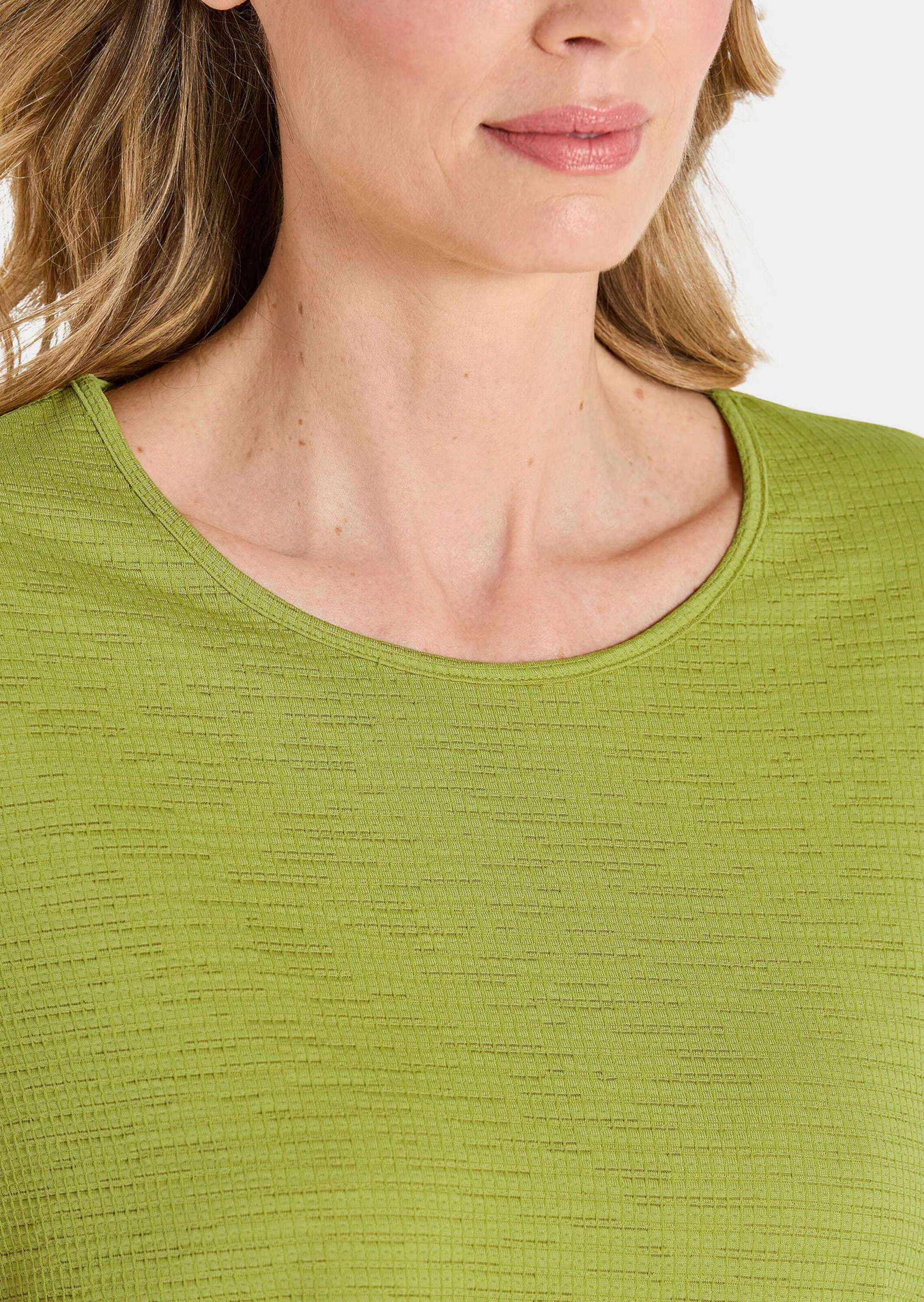 GOLDNER Kurzarmshirt »Jersey-Shirt mit U-Boot-Ausschnitt«