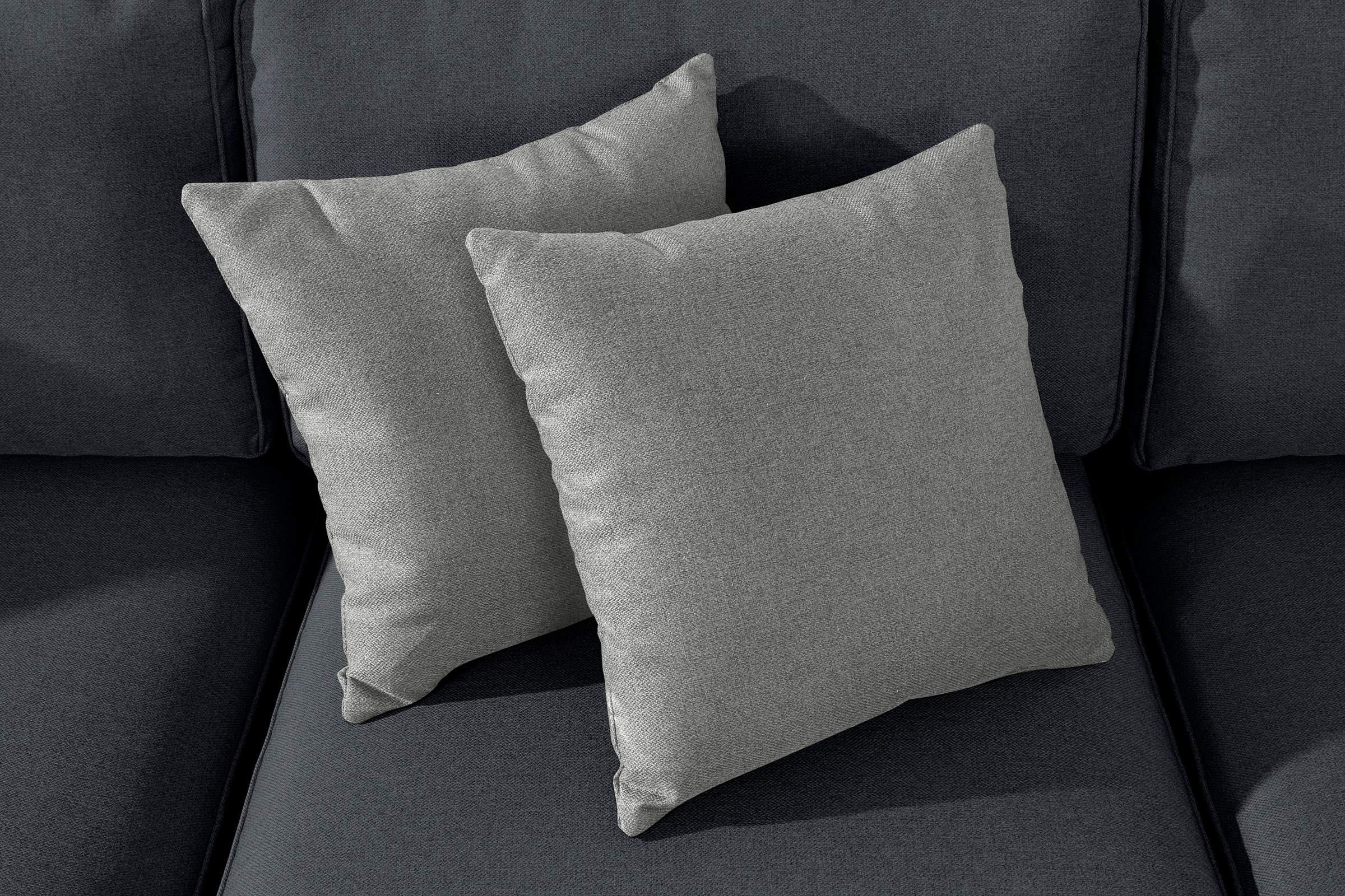 Home affaire Ecksofa »Broughton L-Form« weicher Sitzkomfort, incl. 4 Zierkissen, Keder