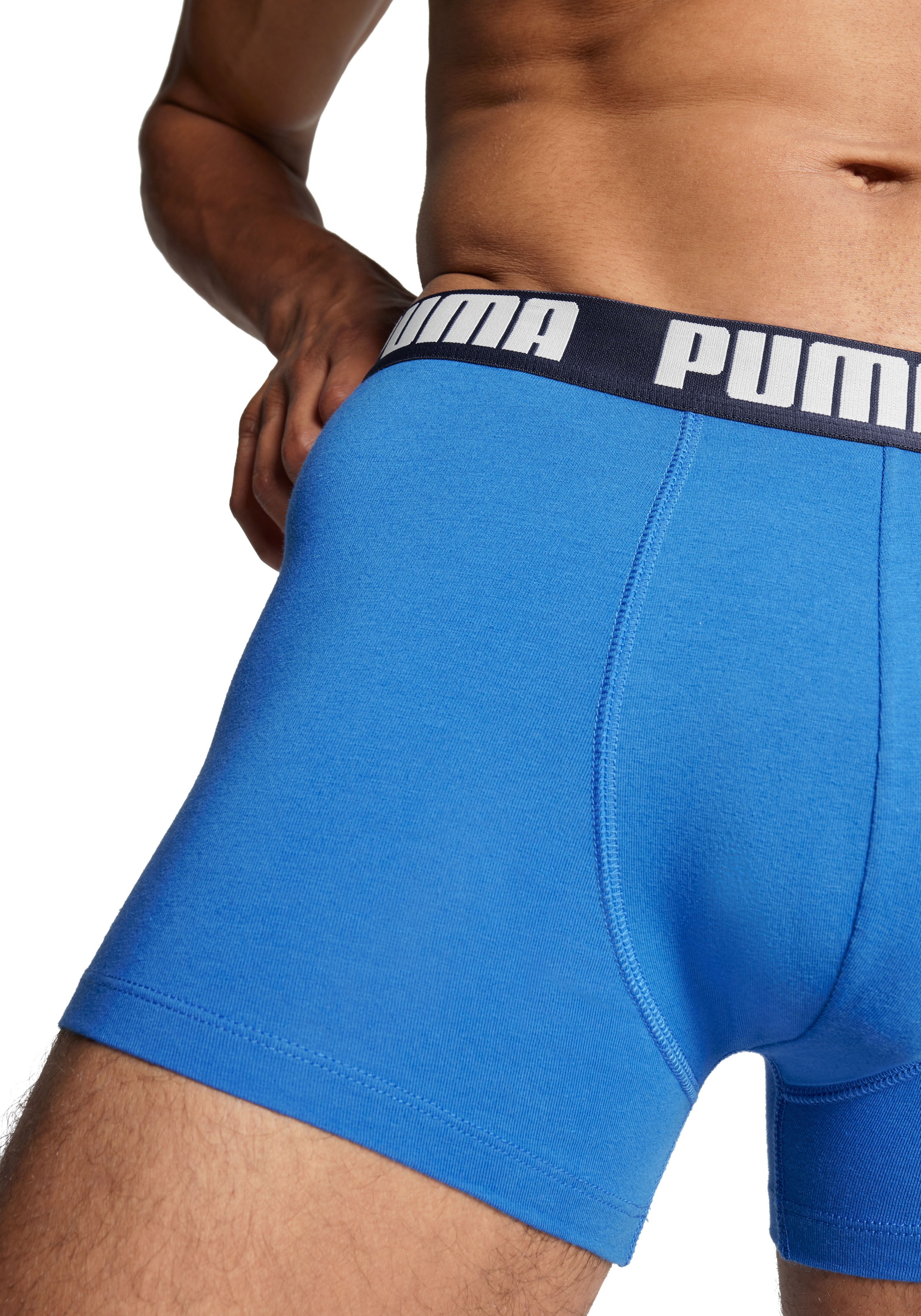 PUMA Boxer, (6er Pack), mit elastischem Logobund