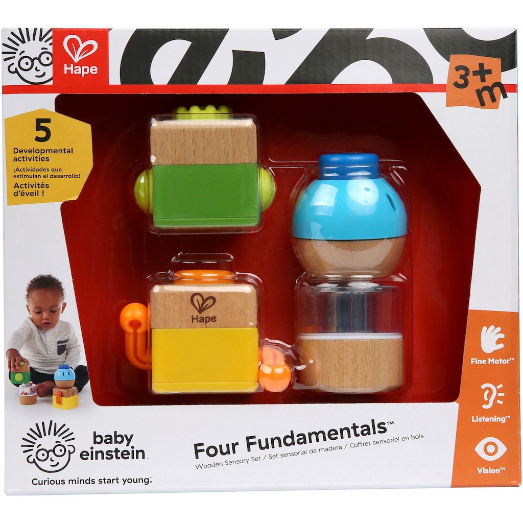 Hape Spielbauklötze »Baby Einstein, Vier verrückte Bausteine«, (4 St.)