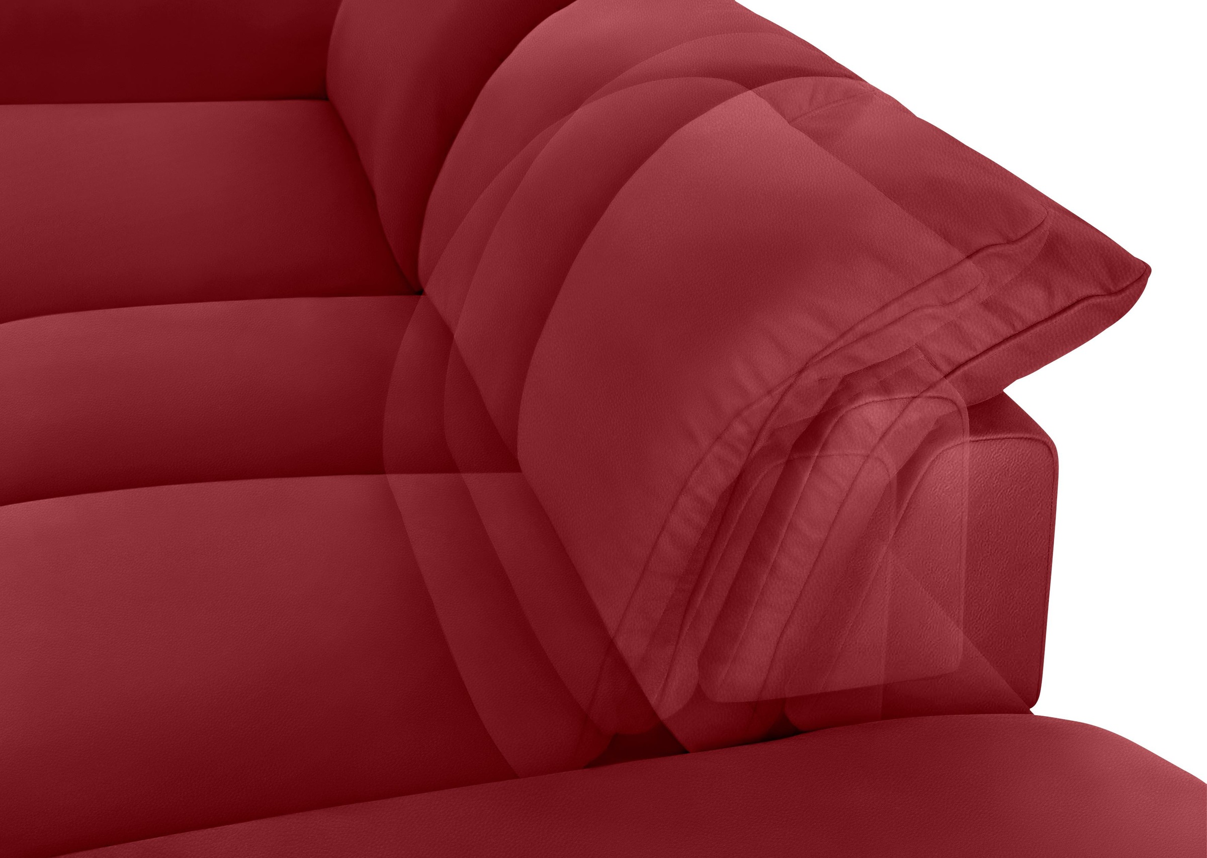 W.SCHILLIG Ecksofa »enjoy&MORE, Designsofa, elegant und bequem, L-Form«, mit Sitztiefenverstellung, Füße Chrom glänzend, Breite 310 cm