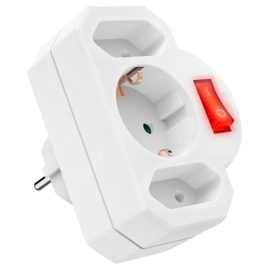 Hama Steckdosenleiste »Multistecker«, 3-fach