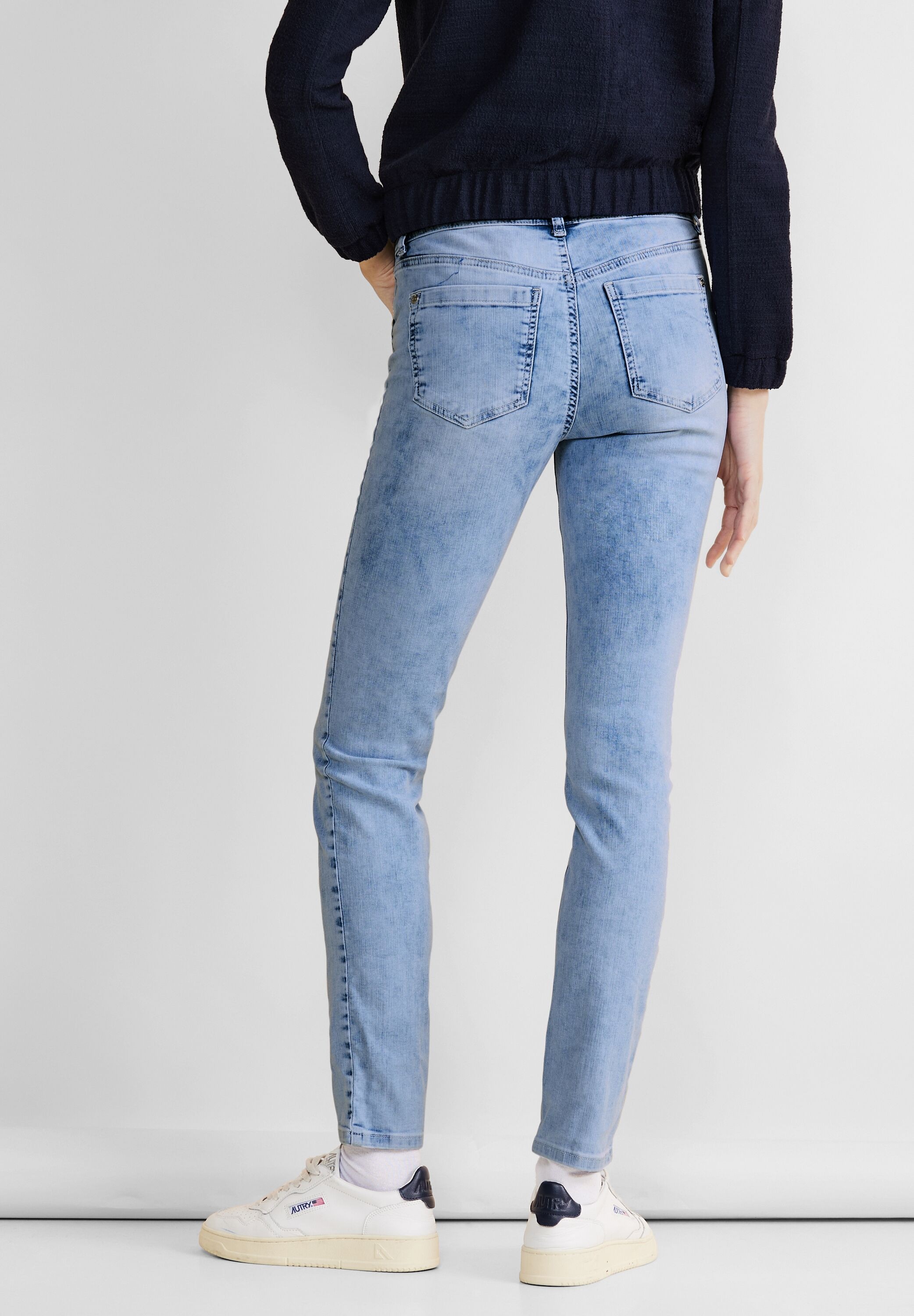 STREET ONE Slim-fit-Jeans »QR York«, mit schmalem Bein