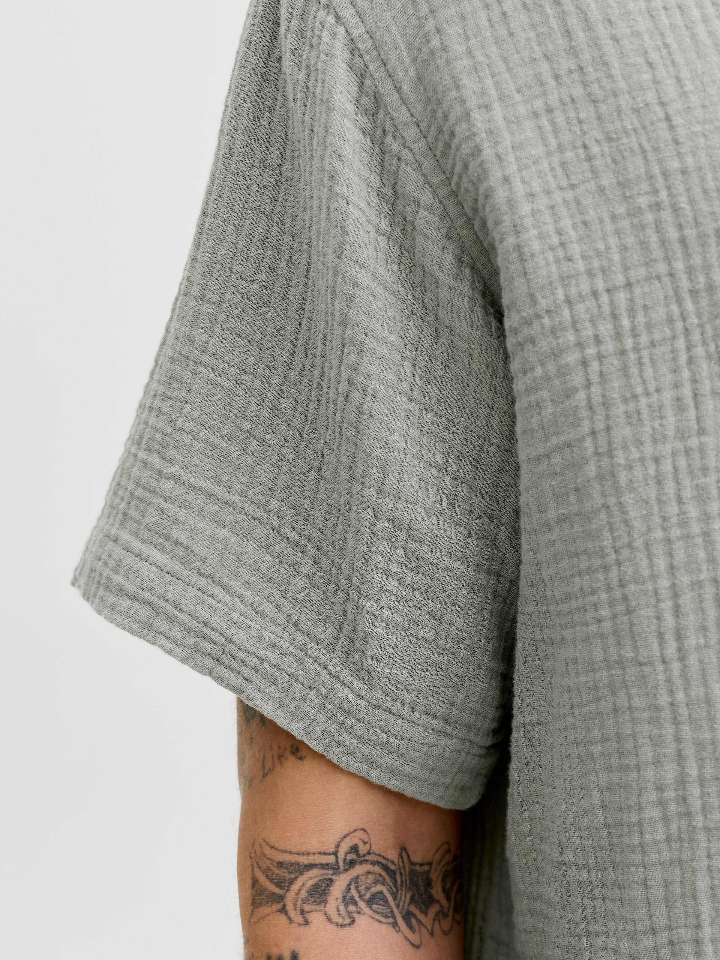 Jack & Jones Kurzarmhemd »JORNANTUCKET DOUBLE CLOTH SHIRT SS EA26«