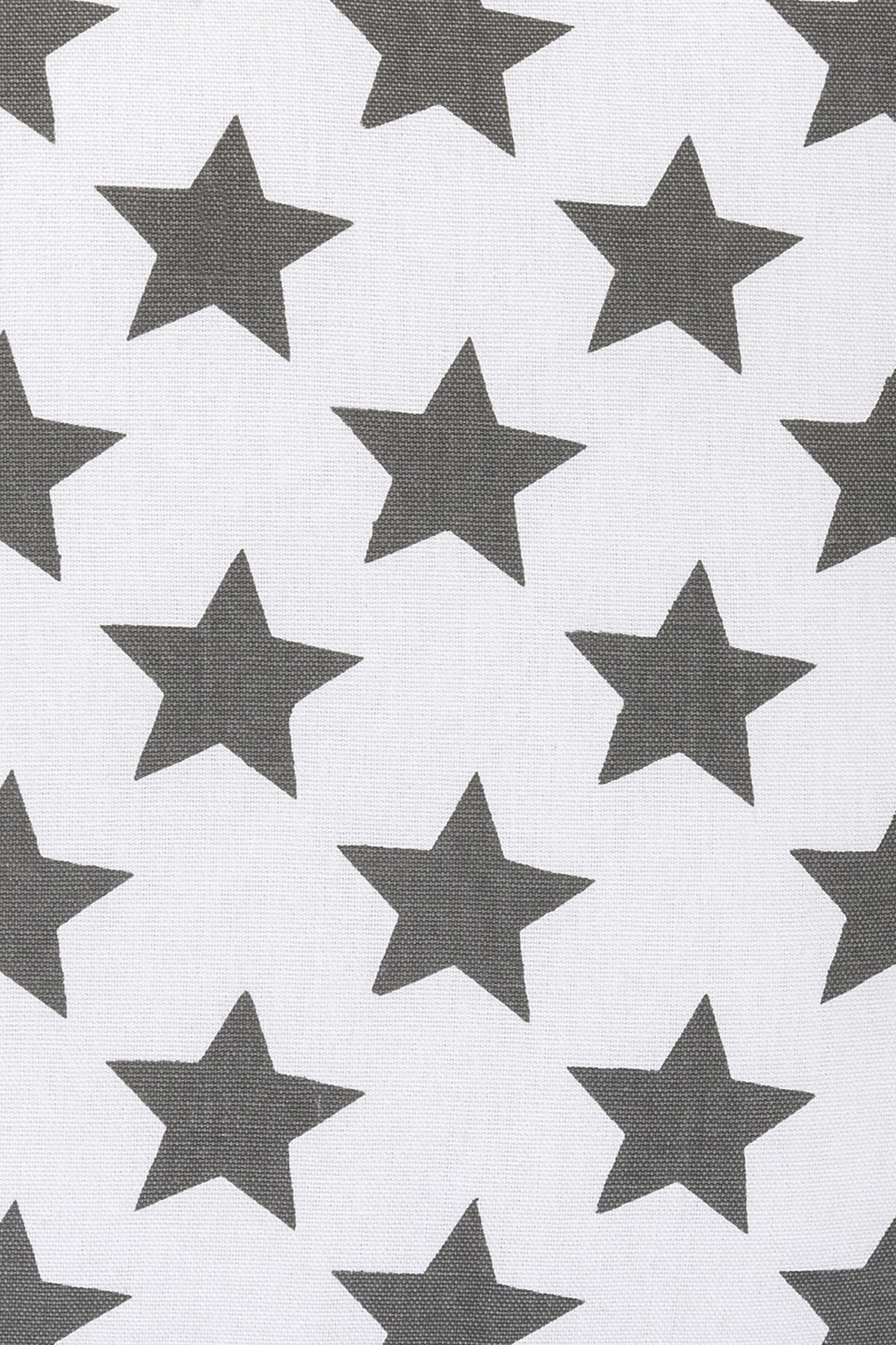ELBERSDRUCKE Dekokissen »STARS ALLOVER«, Kissenhülle mit Polyesterfüllung mit trendigen Stern-Motiven, 45x45 cm
