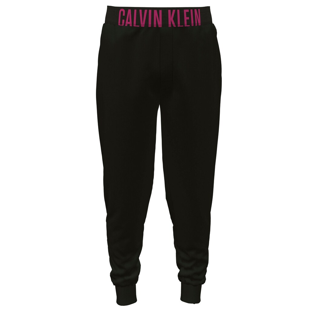 Calvin Klein Relaxhose, mit kontrastfarbenen Logoschrift im elastischen Bund