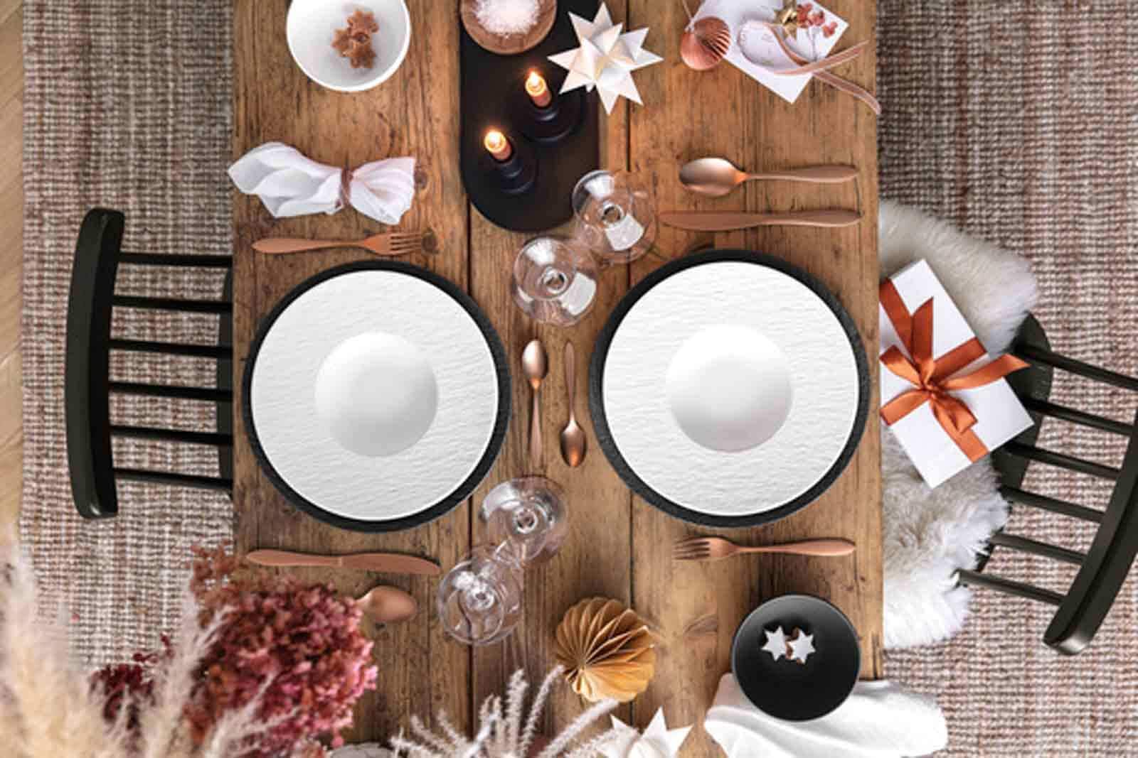 Villeroy & Boch Pastateller »Pastateller Manufacture Rock ø 28.0 cm 6er Set weiß«