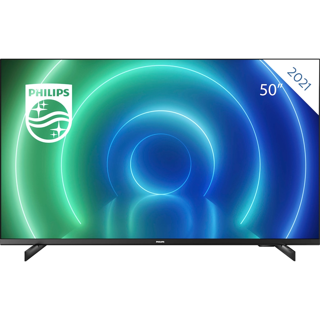 Philips LED-Fernseher »50PUS7506/12«, 126 cm/50 Zoll, 4K Ultra HD, Smart-TV, HDR10+ kompatibel, 60 Hz, Dolby Vision & Atmos, Smart TV, Triple Tuner