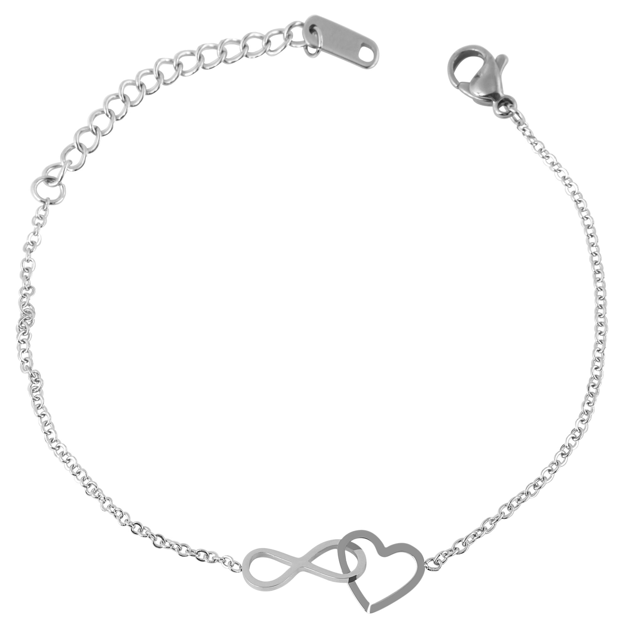 Adelia´s Armband »Damen Armband aus Edelstahl 16+4 cm«