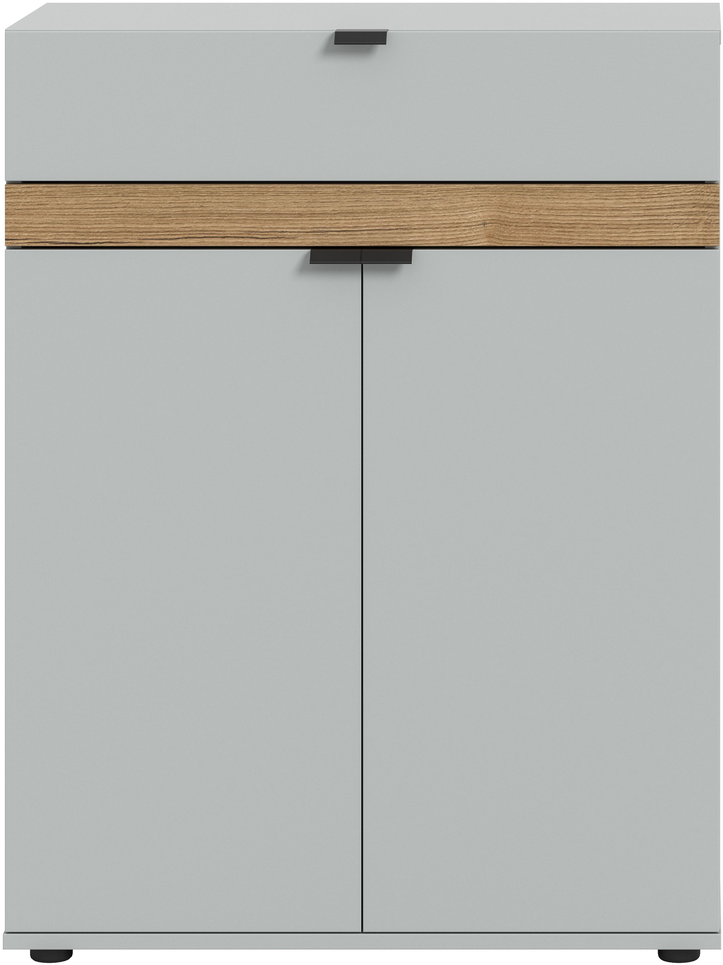 INOSIGN Garderobenschrank 1 Stk. tlg. Oran, Schuhkommode, Schublade, Evoke Oak NB, 3 Fächer