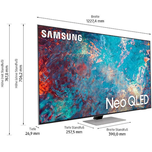 Samsung QLED-Fernseher »GQ55QN85AAT«, 138 cm/55 Zoll, 4K Ultra HD, Smart-TV,  Quantum HDR 1500,Neo Quantum Prozessor 4K,Quantum Matrix Technologie online  bei OTTO