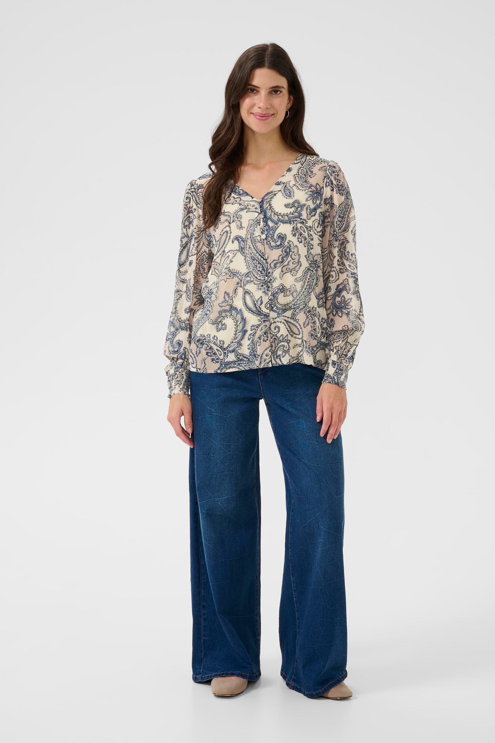 Cream Langarmbluse »Damen Bluse langarm CRBea«