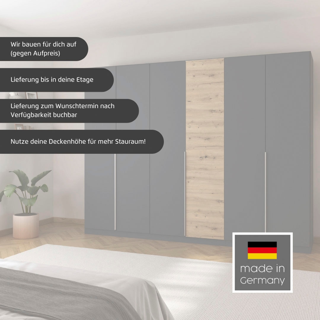 rauch Drehtürenschrank »Kleiderschrank Schrank Garderobe Wäscheschrank Schlafzimmer BELLEZZA« inkl. Schubkasteneinsatz, Wäscheeinteilung und weiterem Zubehör