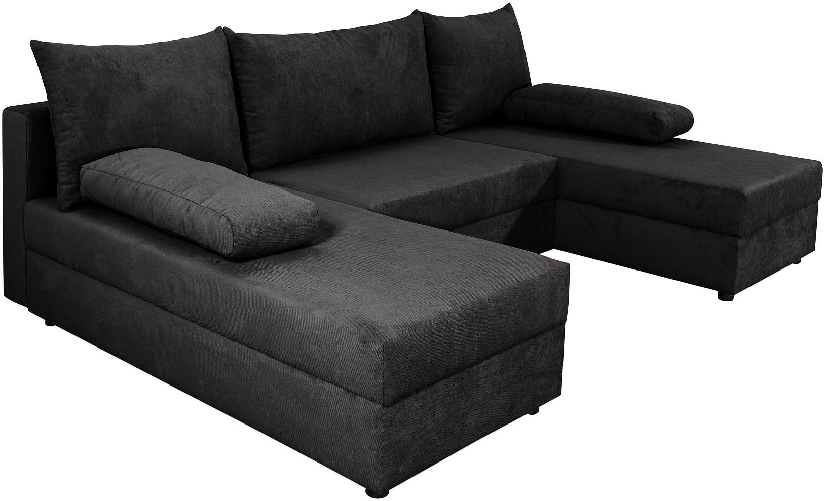 COLLECTION AB Wohnlandschaft »Pico U-Form«, Wohnlandschaft,2 X Ottomane,Polyätherschaum Polsterung