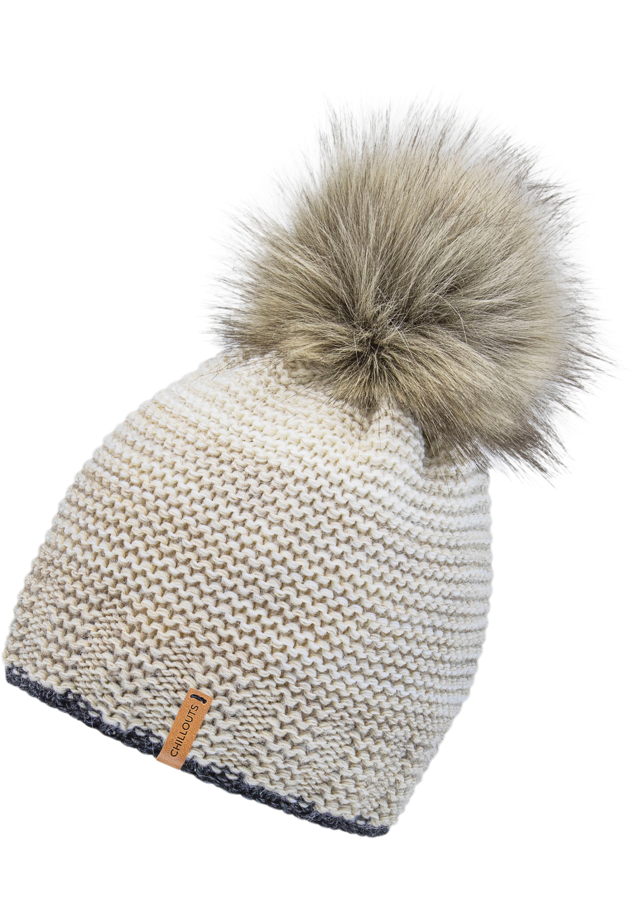 chillouts Bommelmütze »Klara Hat«, mit abnehmbarem Bommel