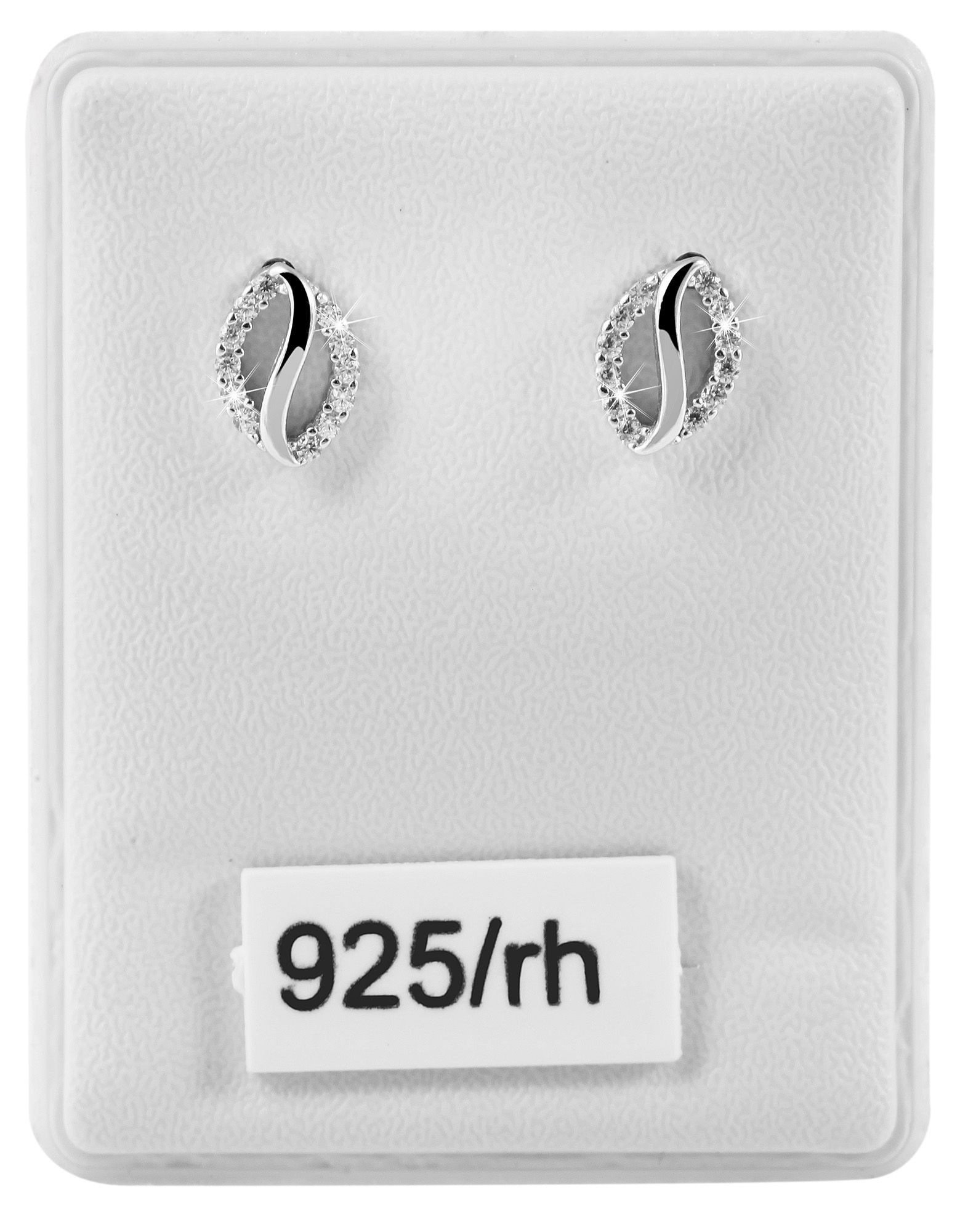 Adelia´s Paar Ohrstecker »Damen Ohrringe ¿ Ohrstecker aus 925 Silber mit Zirkonia«