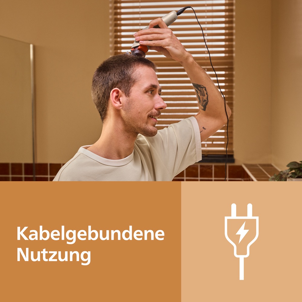 Philips Haarschneider »Serie 3000 HC3734/15« 1 Aufsätze 9 Längeneinstellungen, Trim-and-Flow
