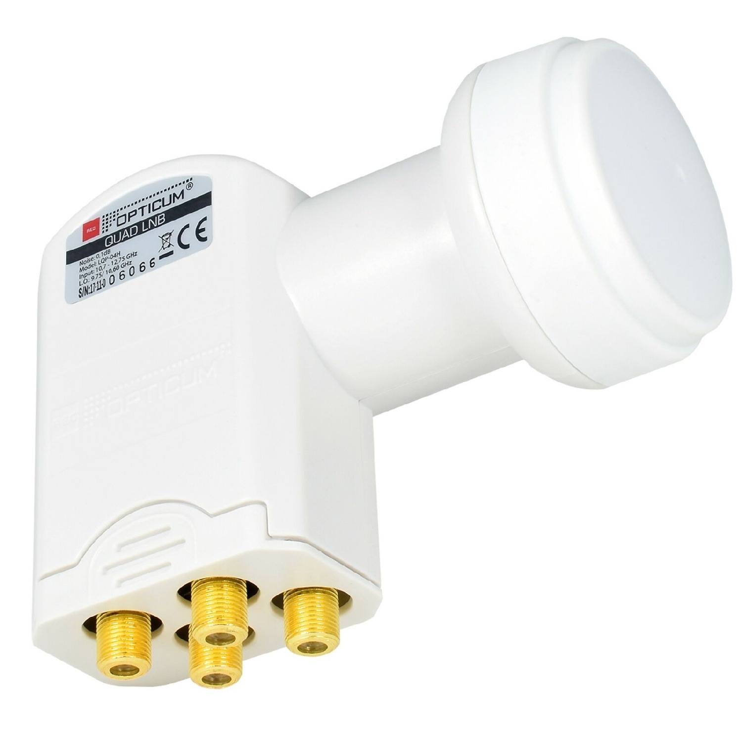 Opticum Red Universal-Quad-LNB »Quad LNB LQP-04H«, für 4 Teilnehmer