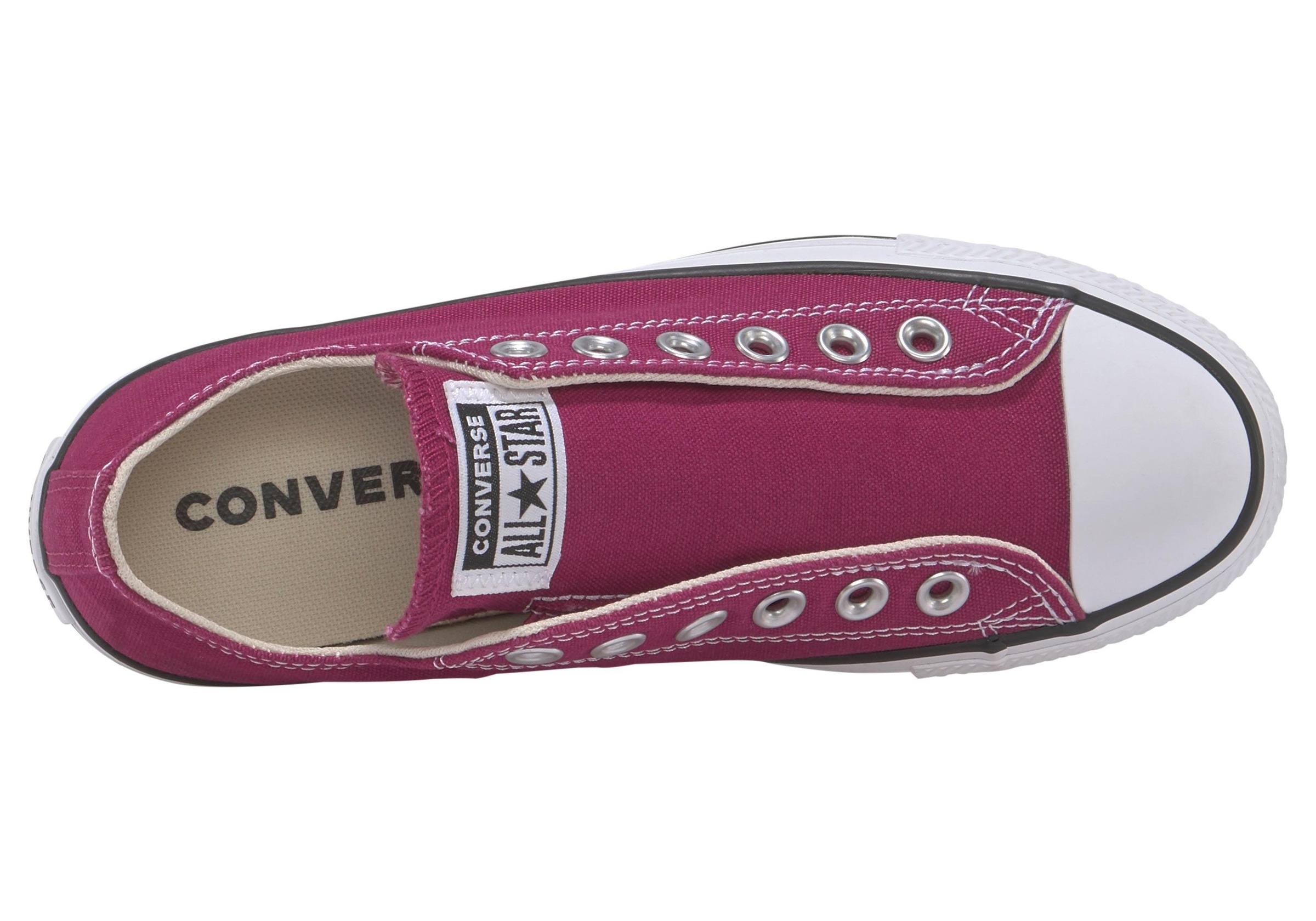 Converse rosa ohne outlet schnürsenkel