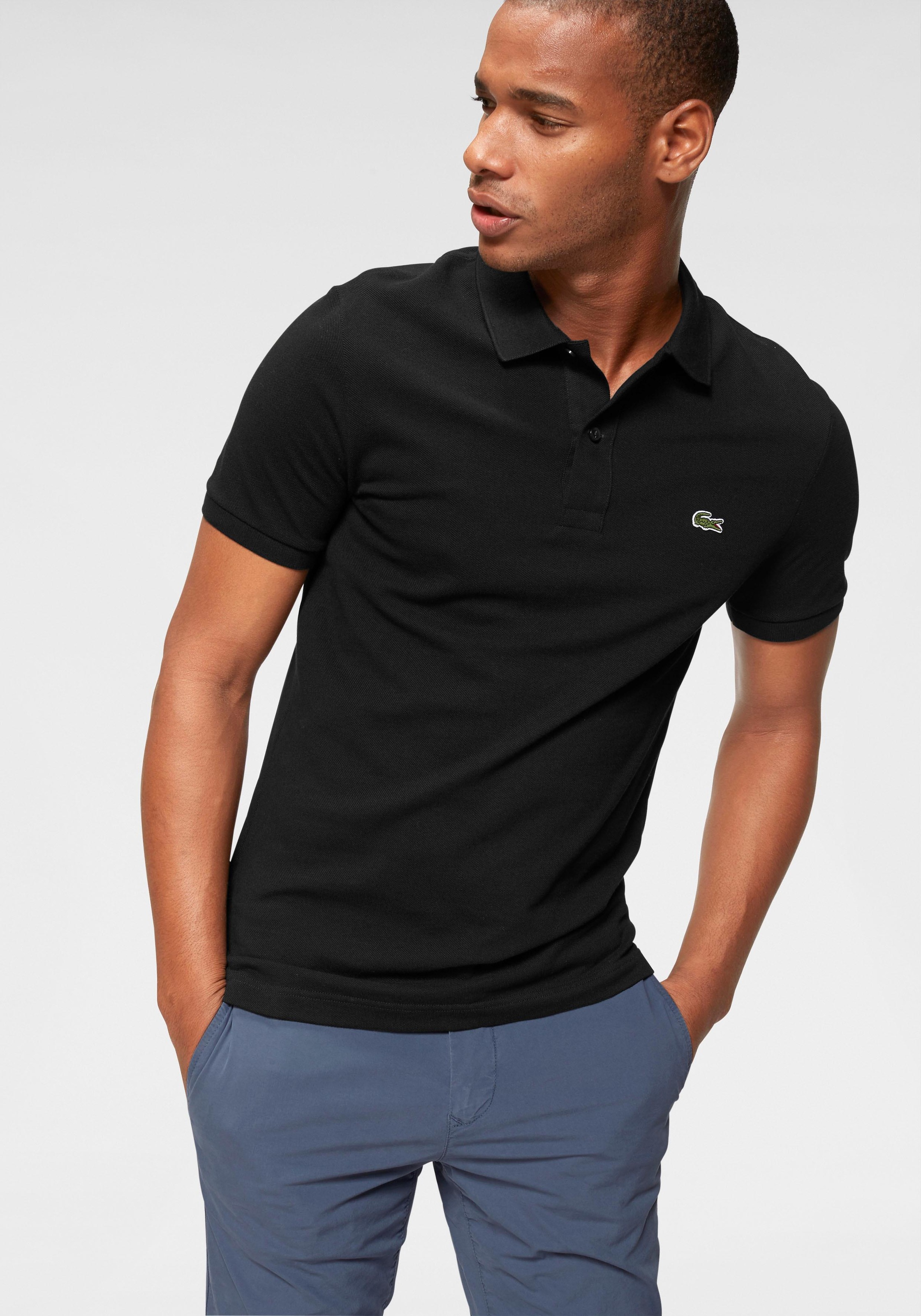 Lacoste Poloshirt, (1 tlg.), mit Polokragen