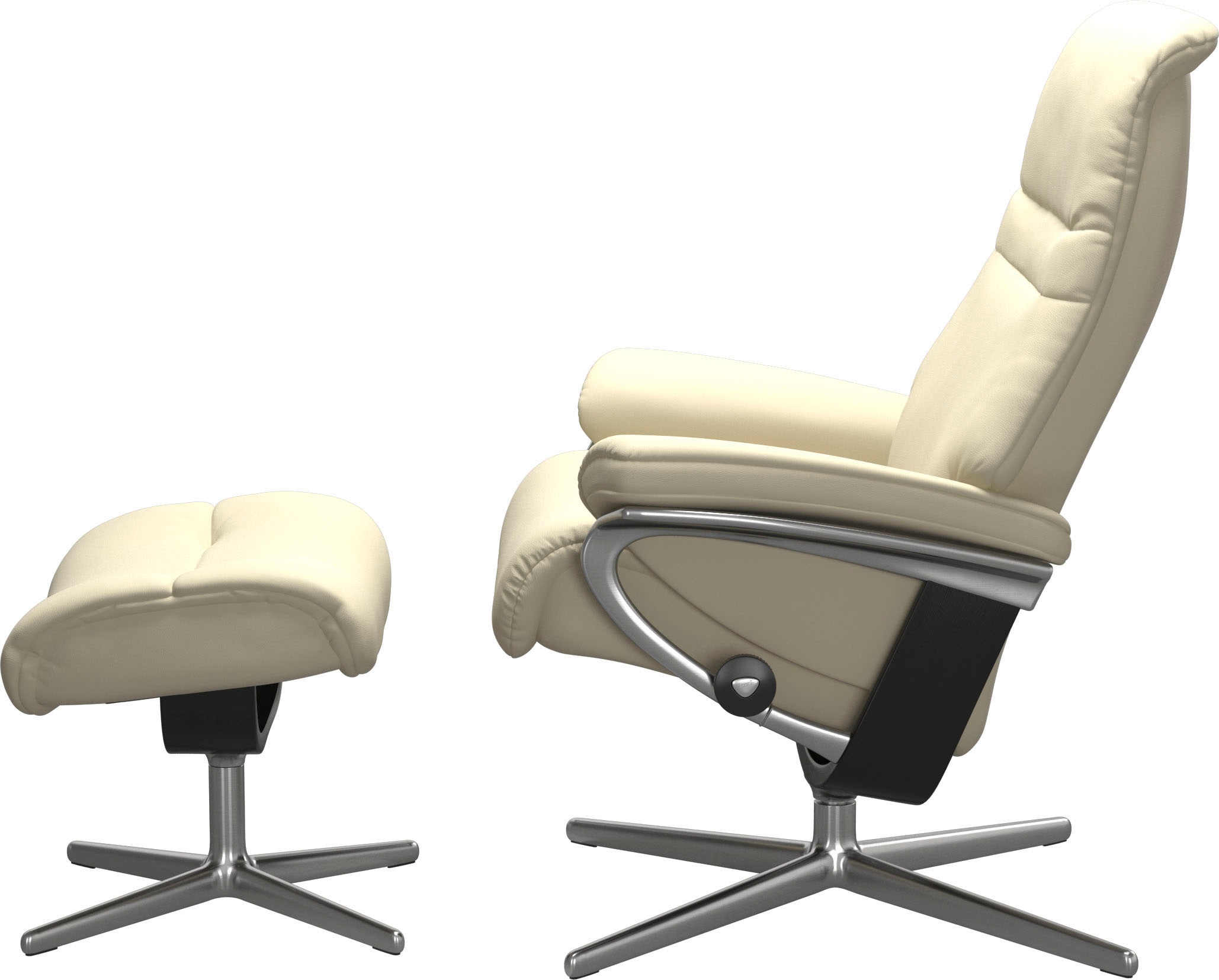 Stressless® Relaxsessel »Sunrise«, mit Cross Base, Größe S, M & L, Holzakzent Schwarz