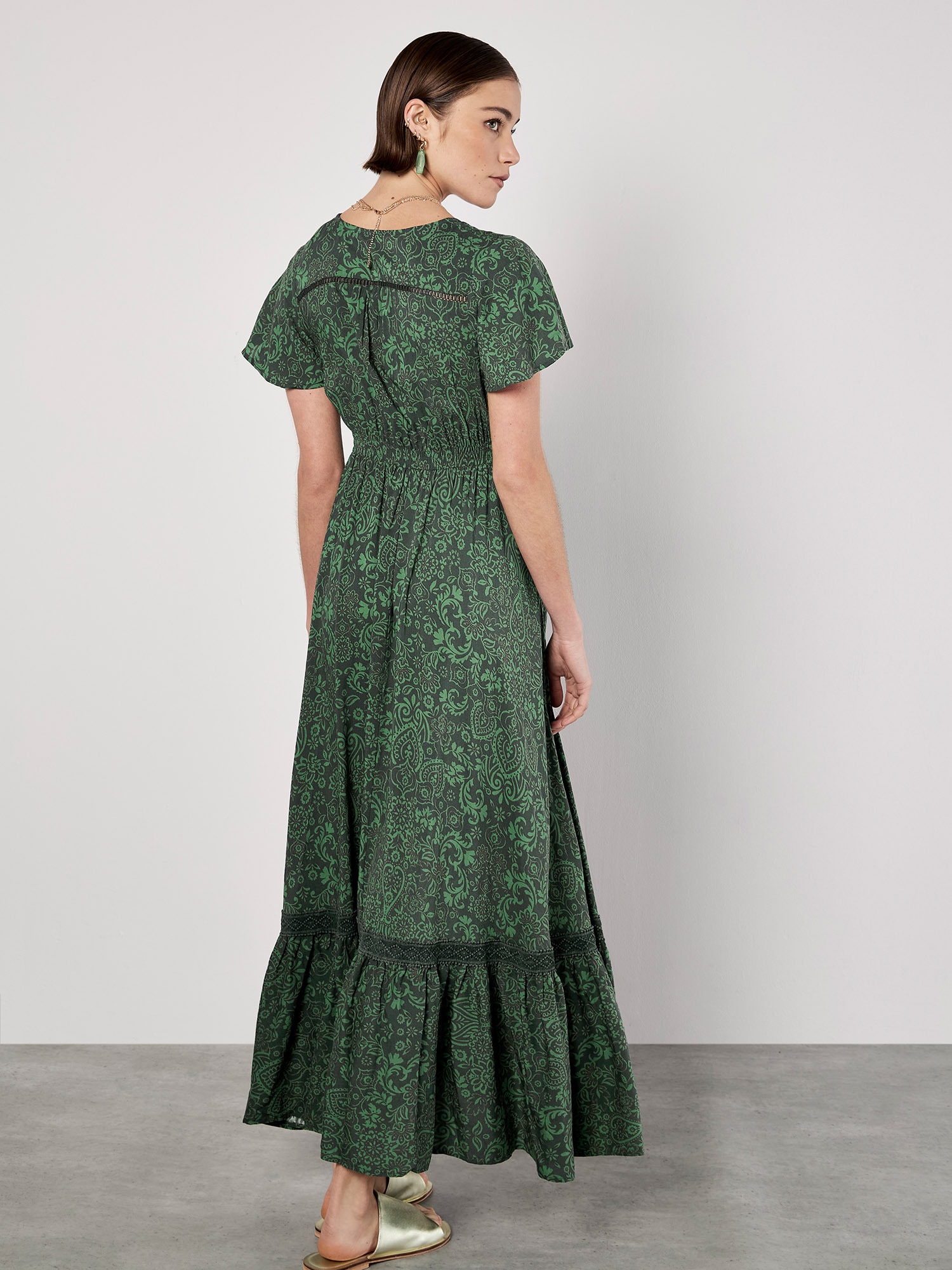 Apricot Maxikleid »Maxikleid« mit Knopfleiste