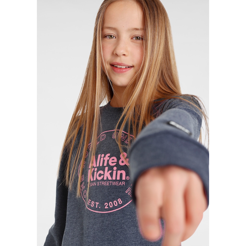 Alife & Kickin Sweatshirt »mit Logo Druck«, NEUE MARKE! Alife & Kickin für Kids.