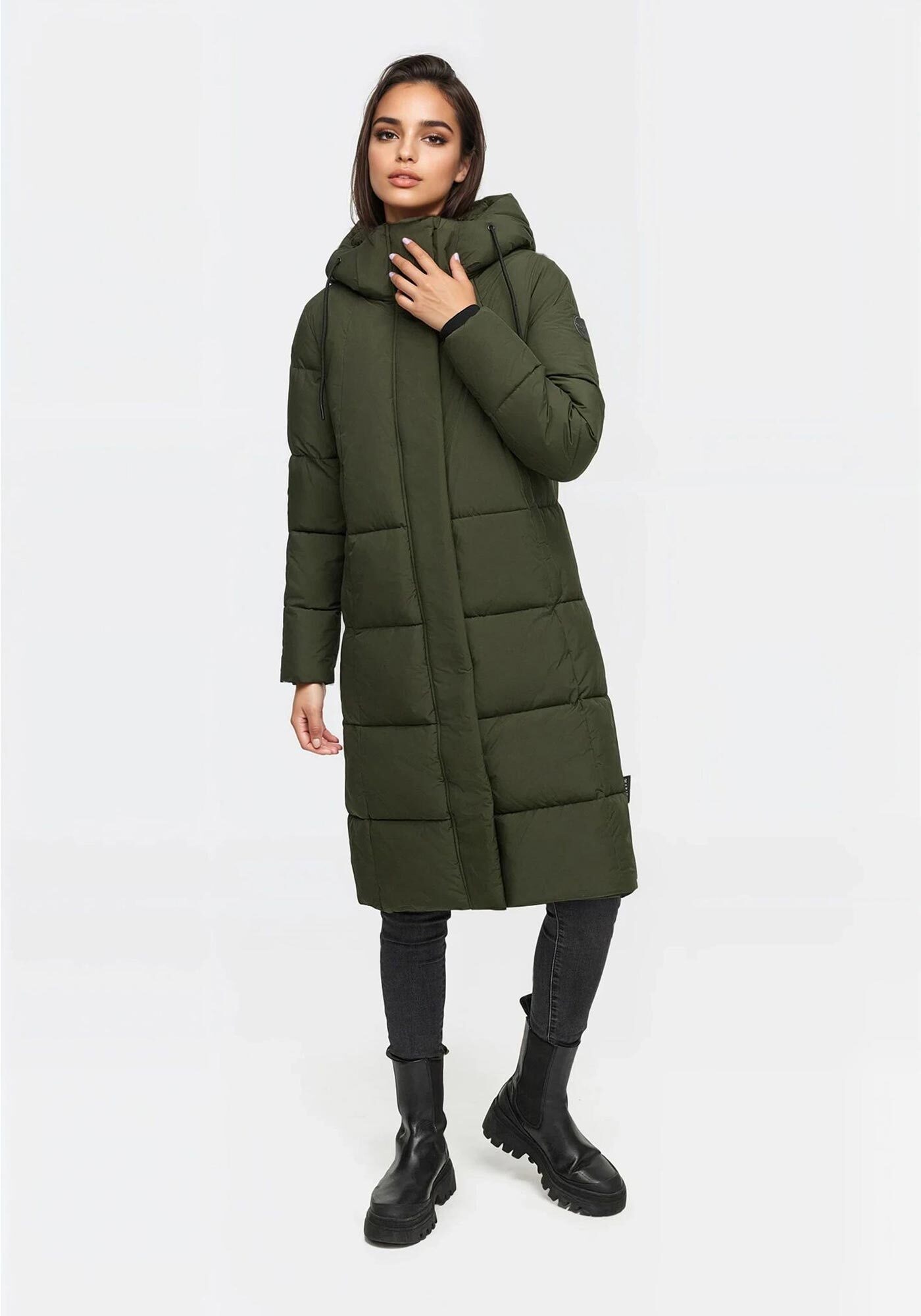 Marikoo Winterjacke »Marikoo TABIAA XVI Steppmantel N099«