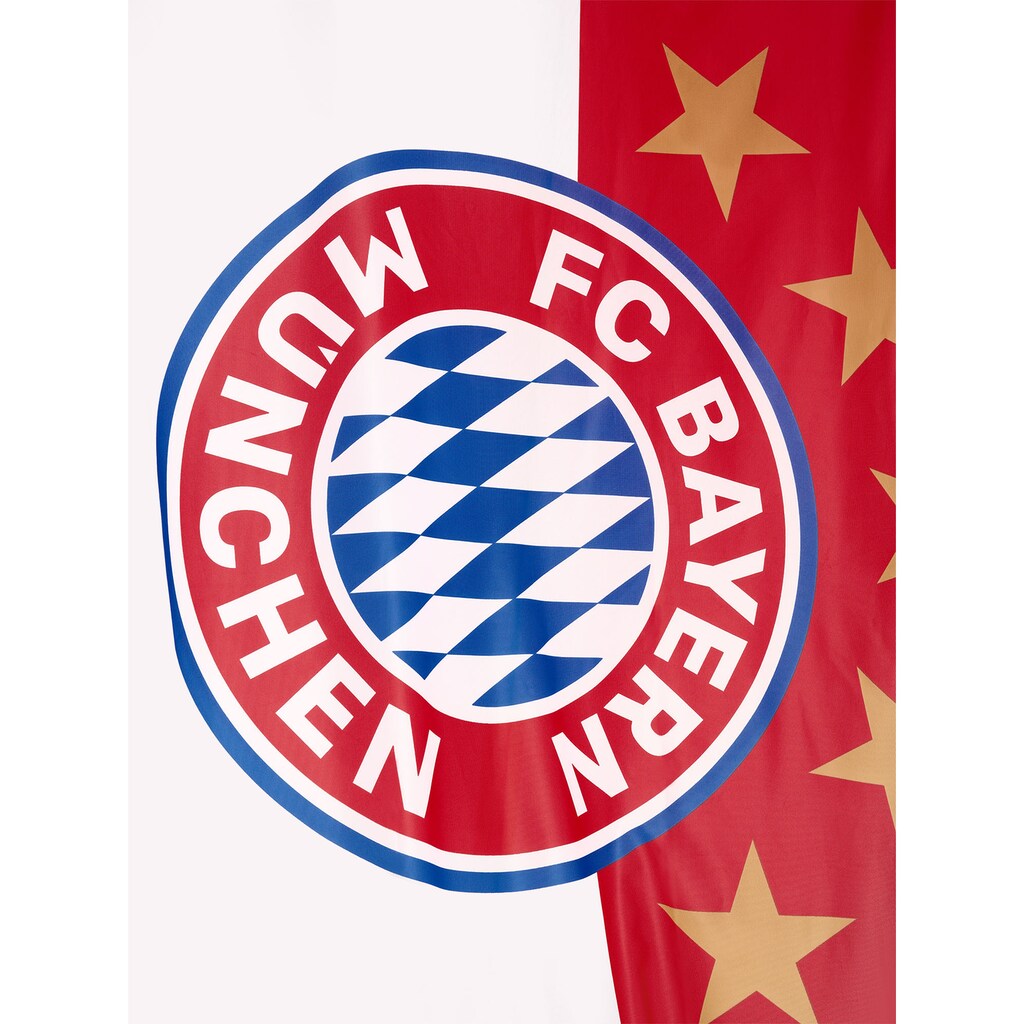 FC Bayern Fahne »FC Bayern München Hissfahne 5 Sterne Logo, 250x150 cm«