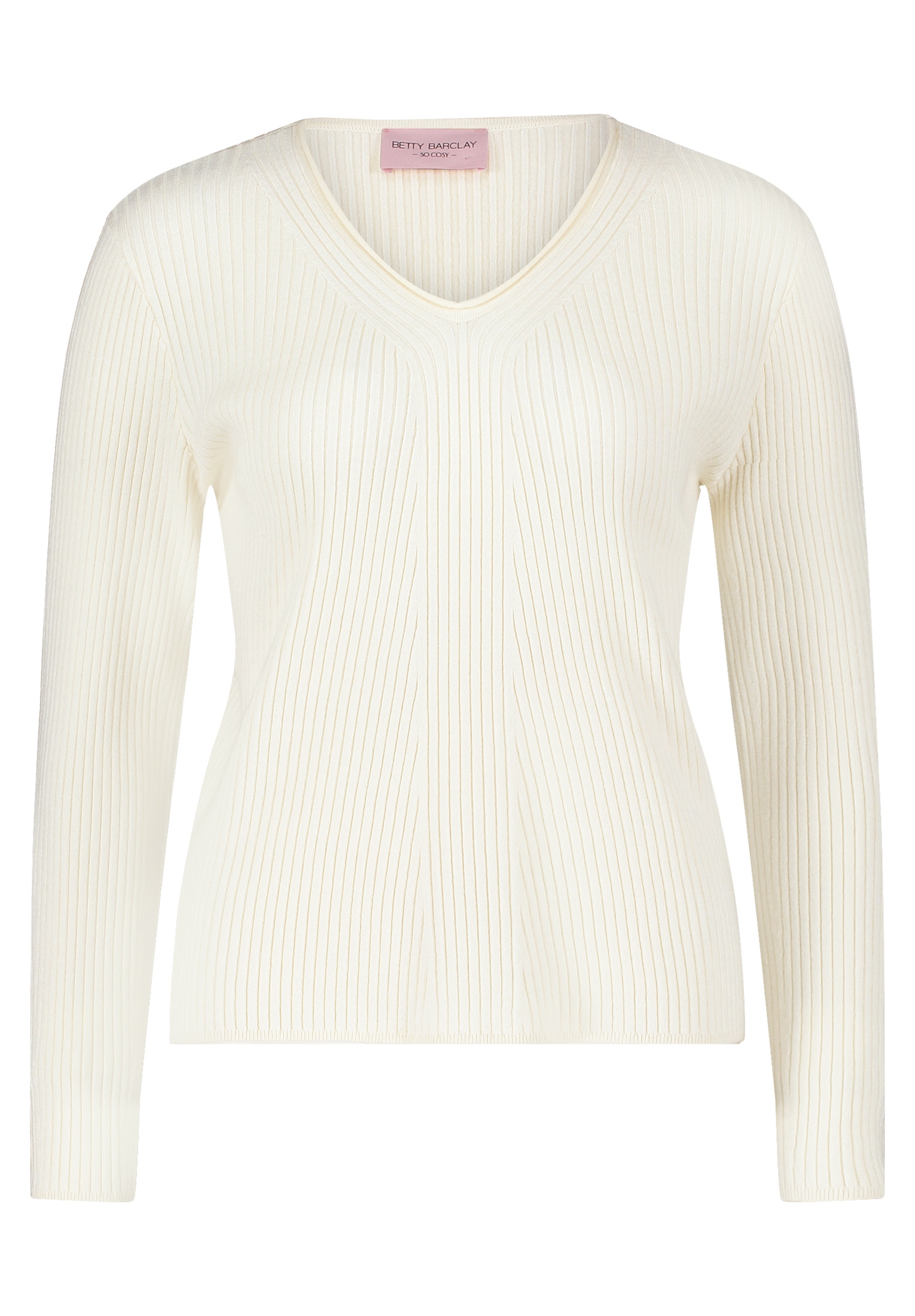 Betty Barclay Rundhalspullover »Feinstrickpullover mit Rippenstruktur«
