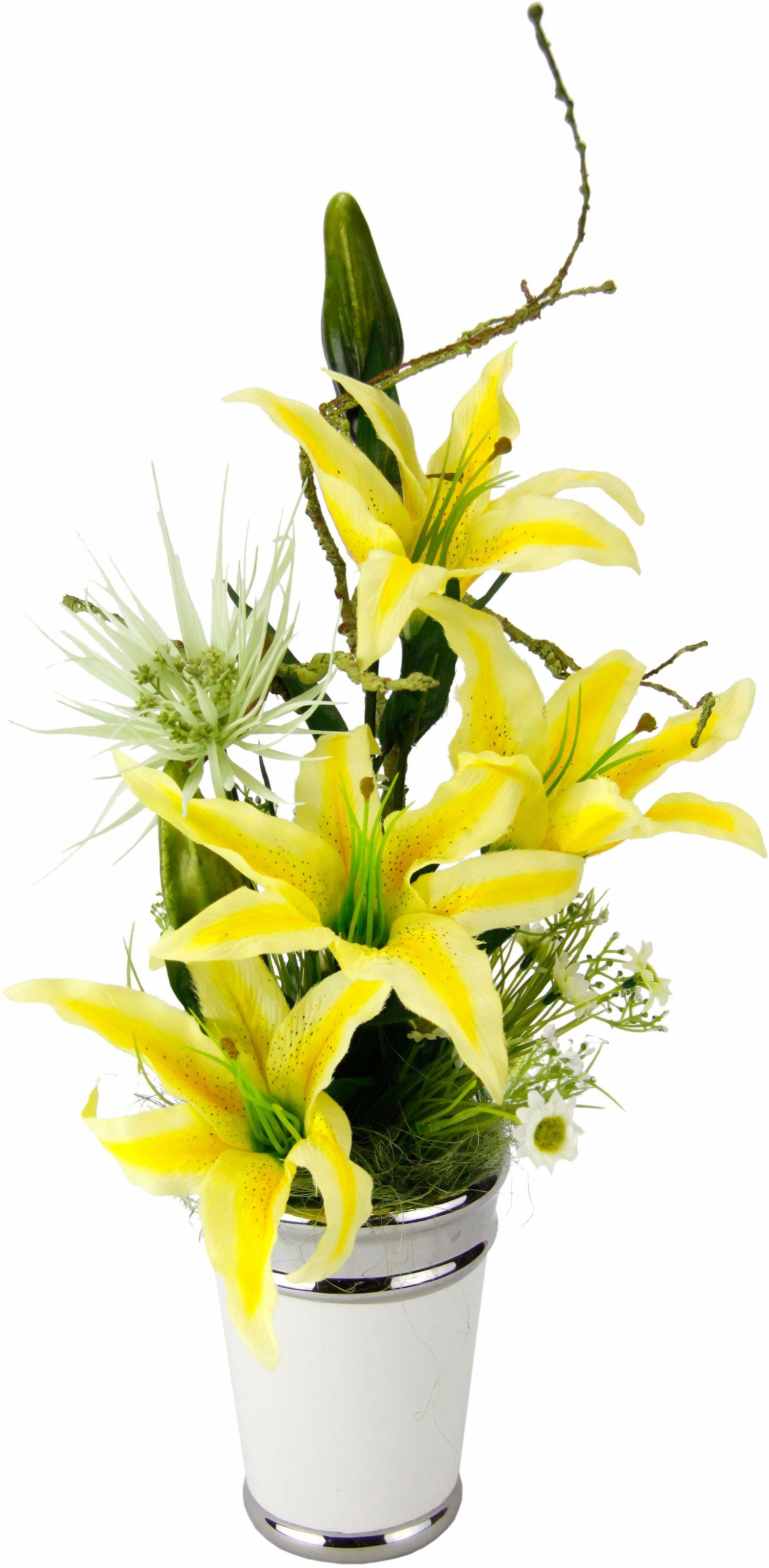 I.GE.A. Kunstpflanze »Arrangement Lilien in Topf«, (1 St.) kaufen