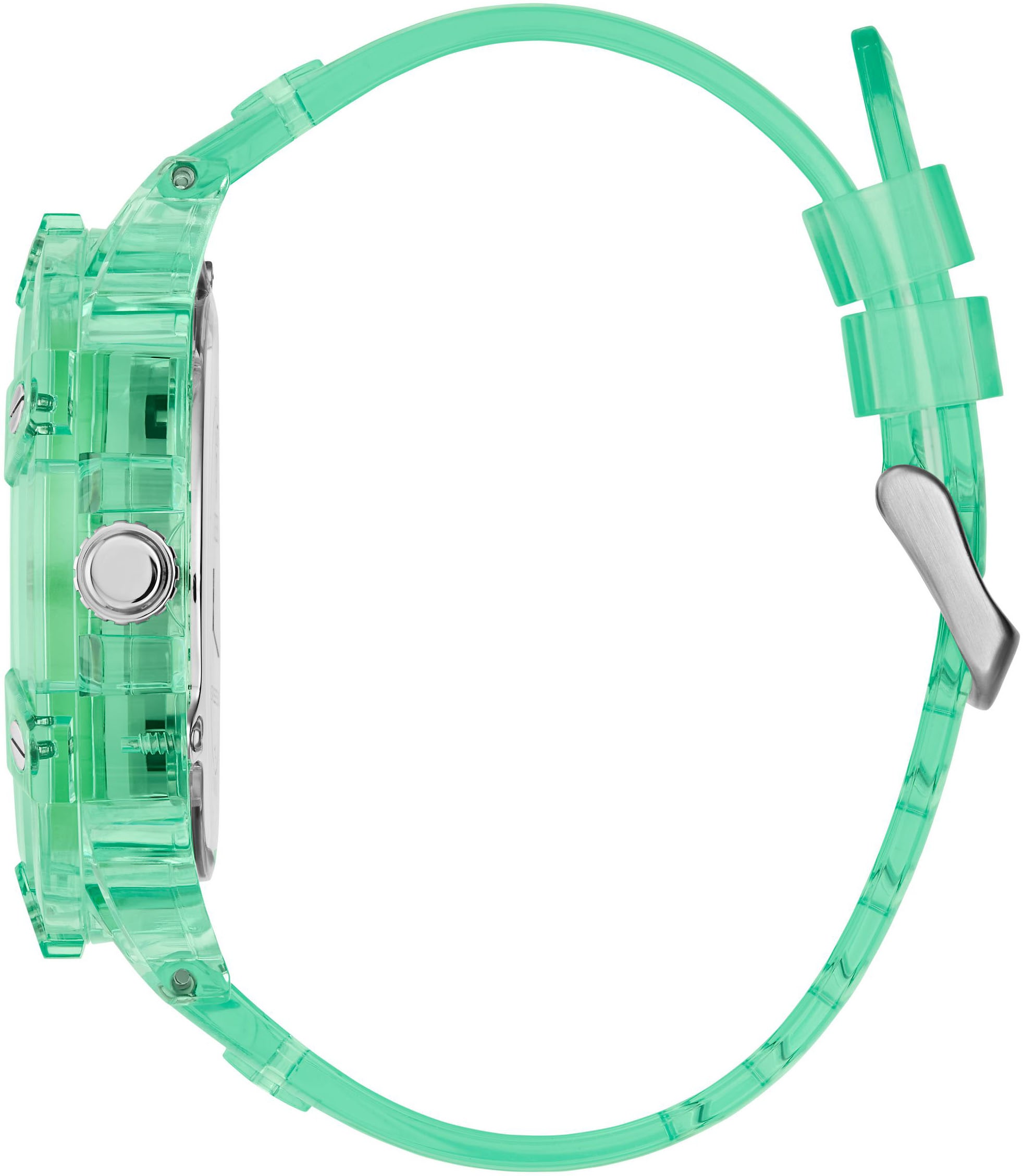 Guess Multifunktionsuhr »KING« Quarzuhr, Armbanduhr, Herrenuhr, Datum, Wochentag, Polyurethanarmband