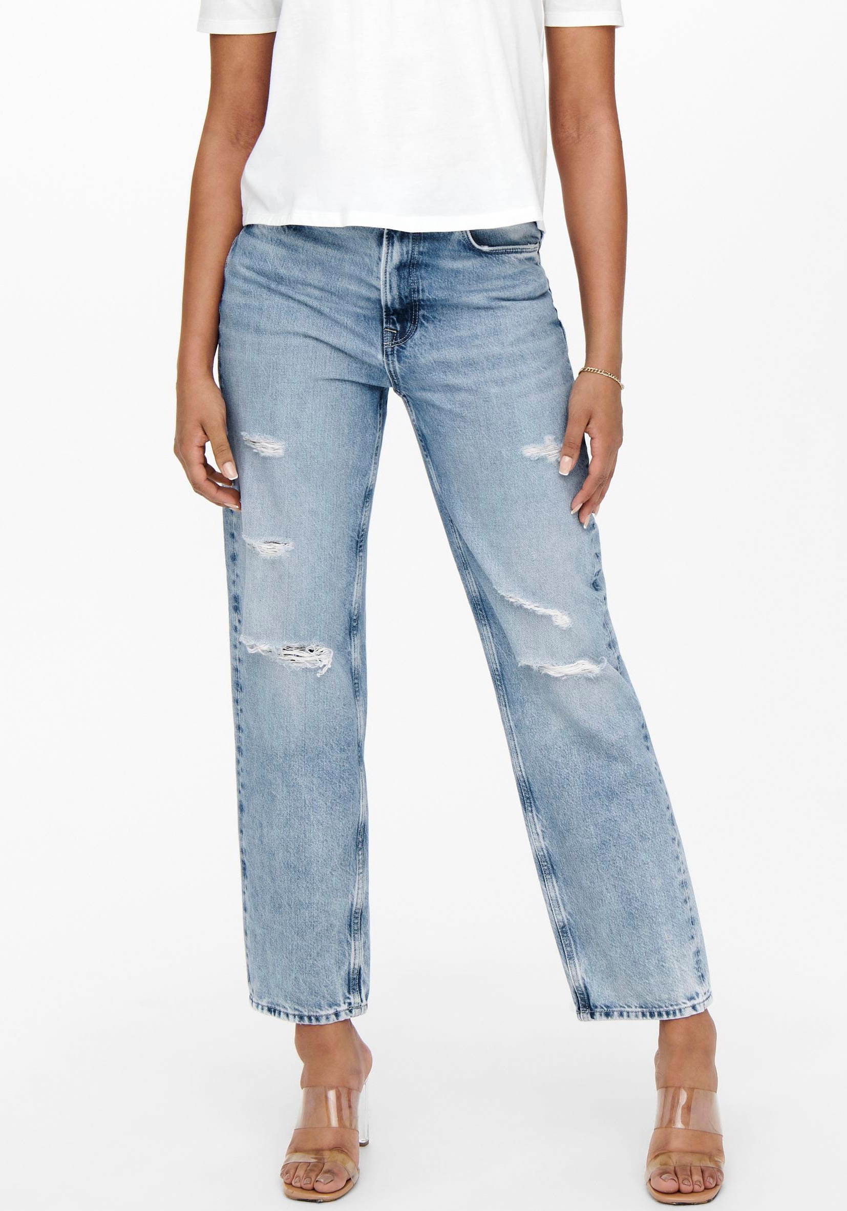 Only Boyfriend-Jeans »ONLWISER ROMEO REG BOYFRIEND«