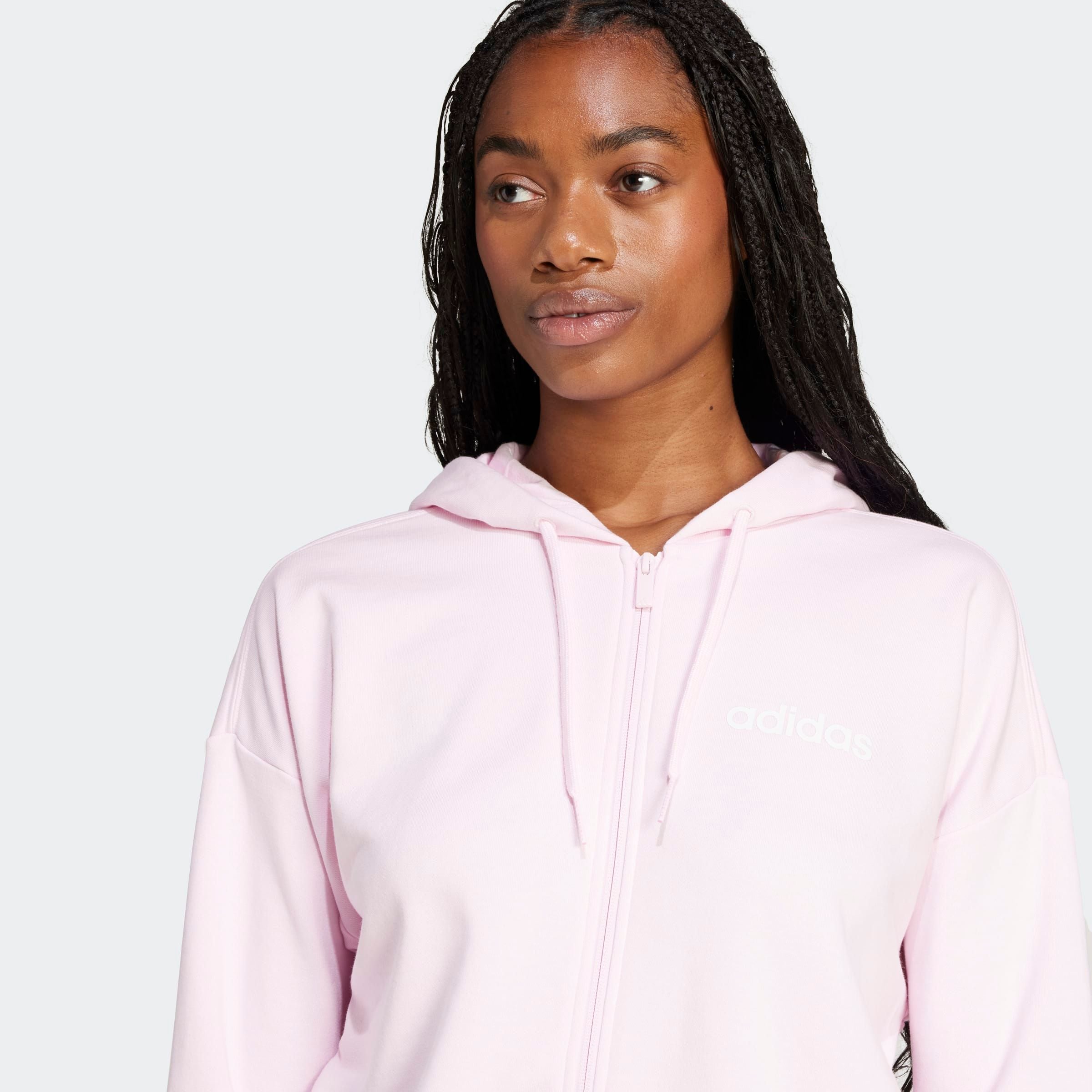 adidas Sportswear Kapuzensweatshirt »W LIN FT FZ HD«