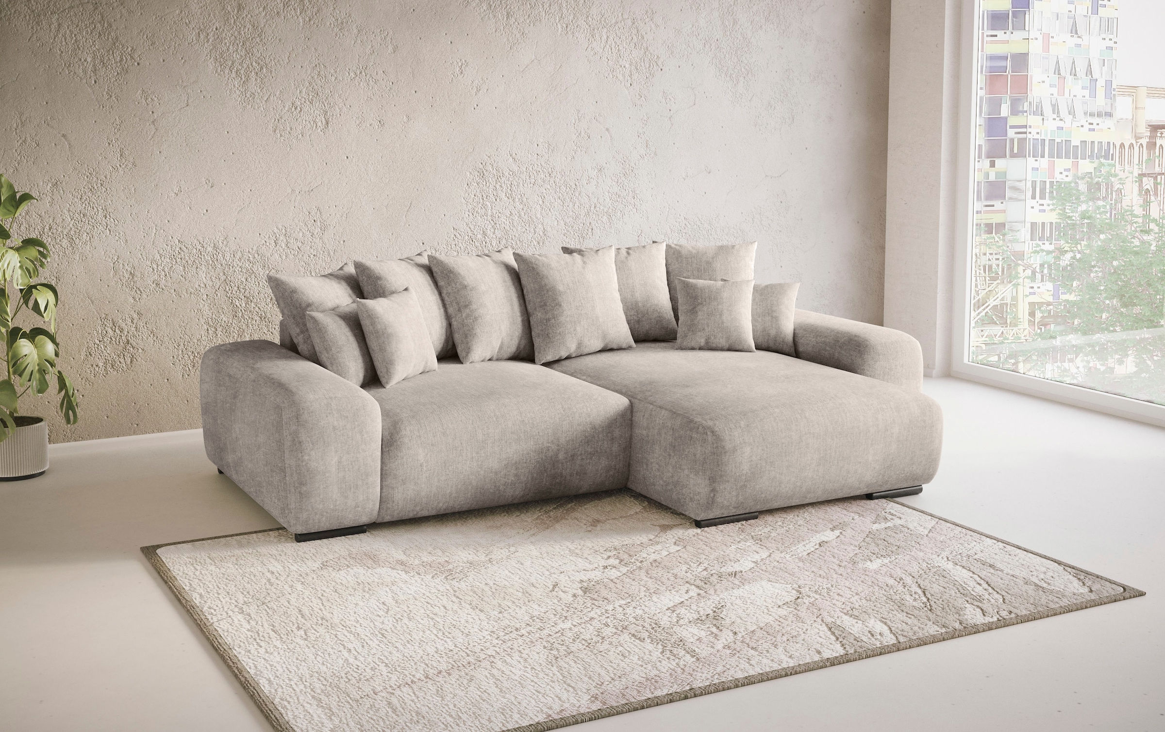 Mr. Couch Polsterecke »Sundance II«, Dauerschläfer mit EasyBett-Schlaffunktion, Bettkasten