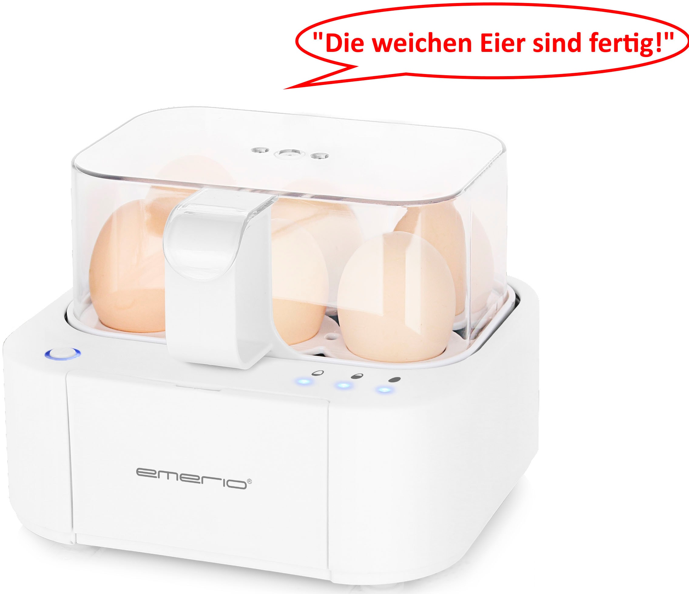 Emerio Eierkocher »EB-115560« für 6 Stk. Eier 400 W in weiß