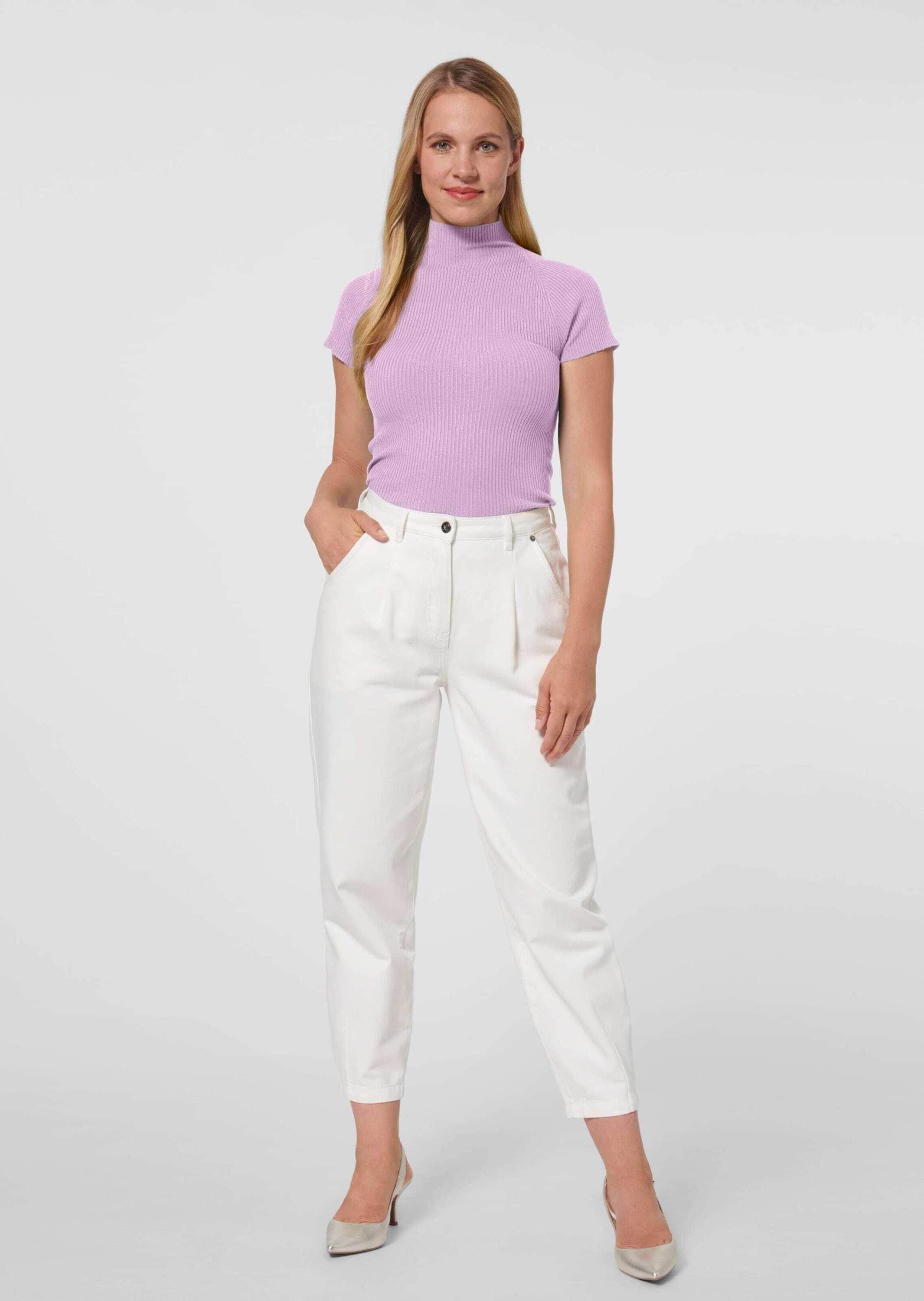 MADELEINE Longpullover »Strickoberteil Kurzarm-Pullover aus Strick« Pullover mit Kurzarm