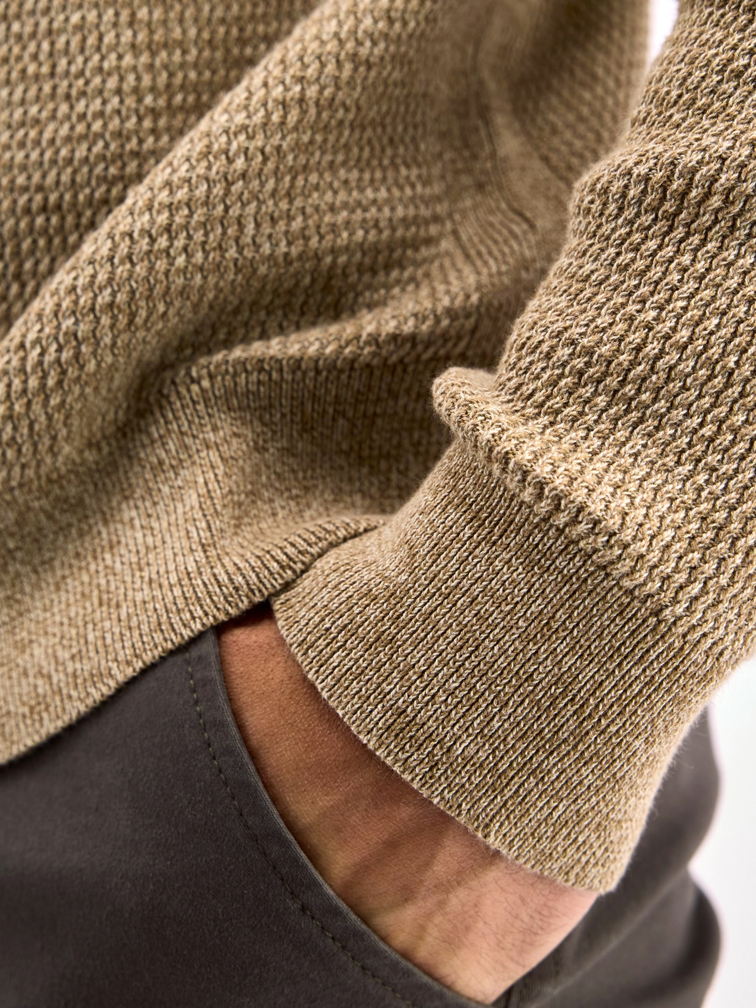 LERROS Troyer »LERROS Herren Stricktroyer in Melange-Optik«