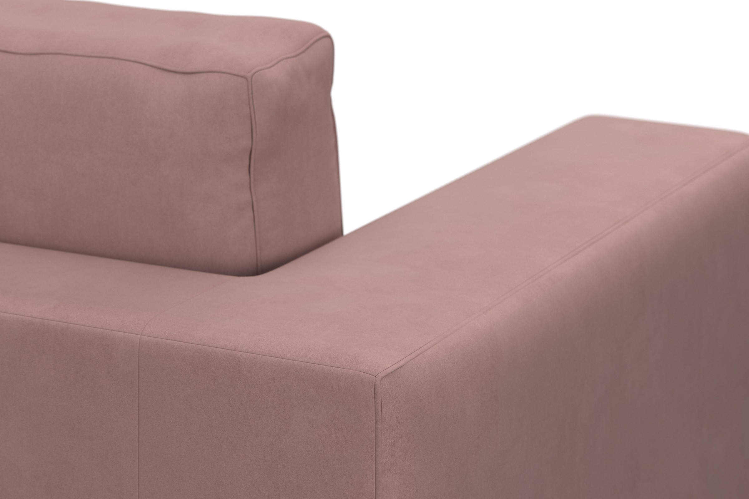 DOMO collection Ecksofa »Modica kompakt und elegant, Breite 244, L-Form«, moderne Optik mit extrabreiter Recamiere, auch in Cord