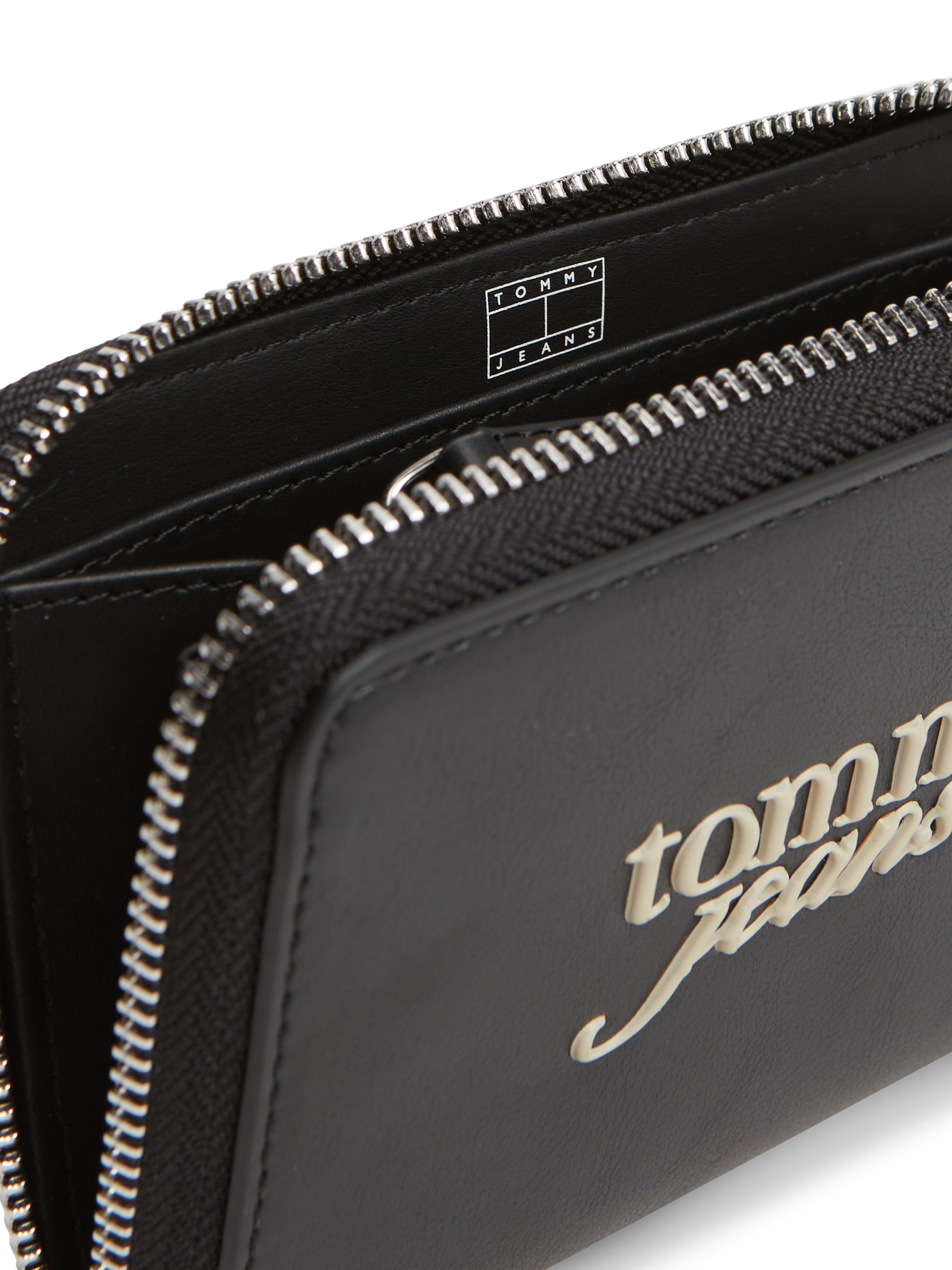 Tommy Jeans Geldbörse »TJW MUST MED ZA« Damen Geldbeutel, Portemonnaie mit umlaufendem Reißverschluss