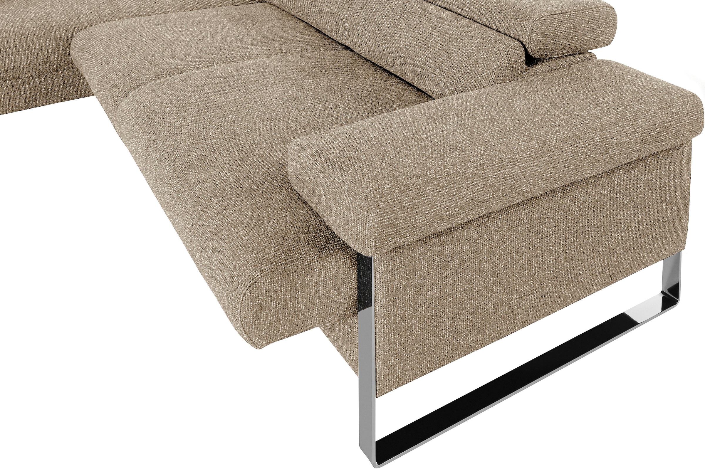 W.SCHILLIG Ecksofa »finn«, German Design Award 2016, Fußgestell Chrom glänzend, Breite 281 cm