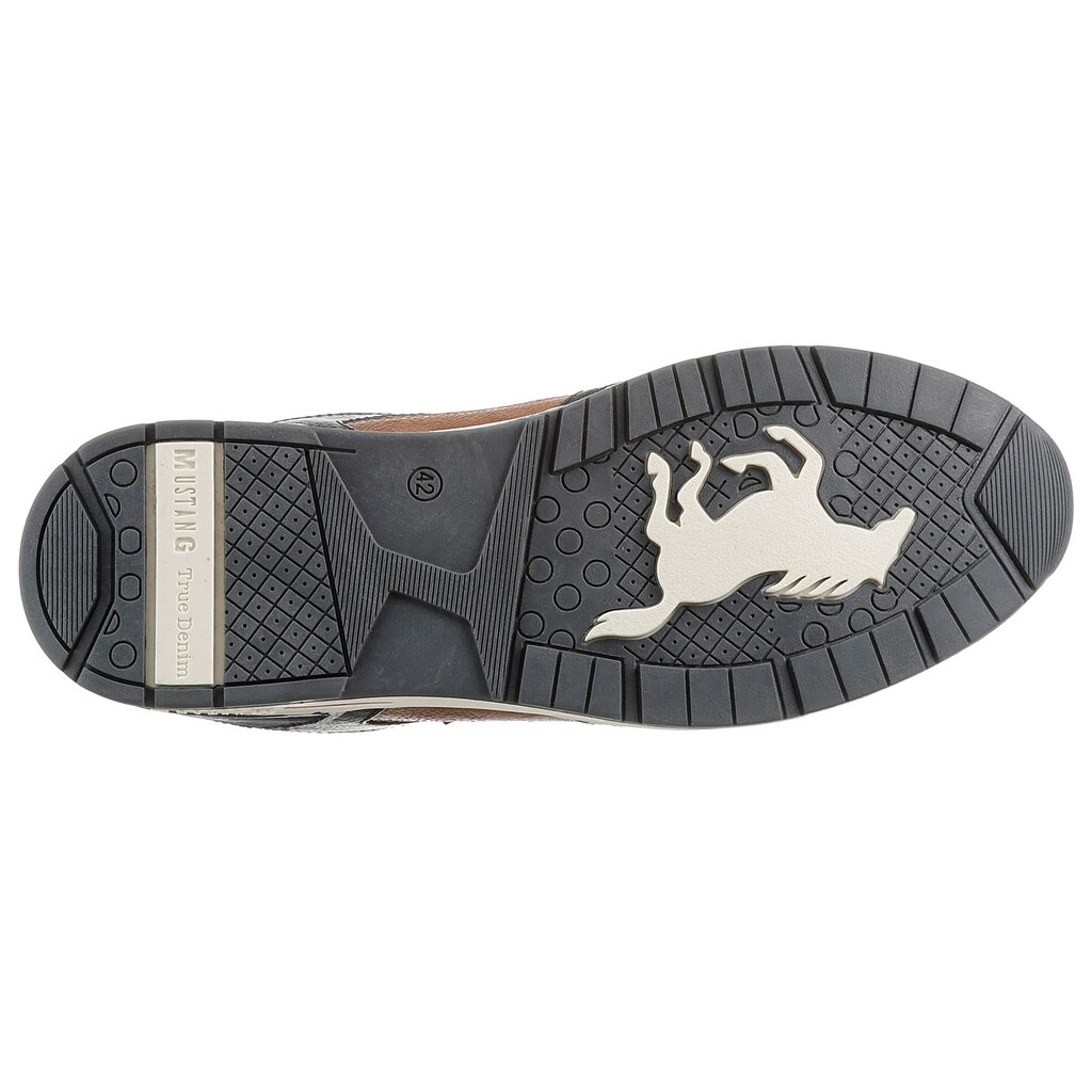 Mustang Shoes Slip-On Sneaker, mit Gummizug-Schnürsenkel