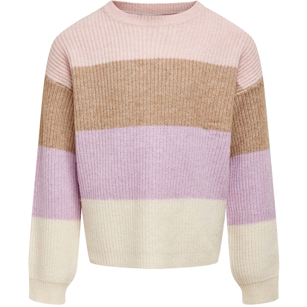 KIDS ONLY Strickpullover »KOGSANDY L/S STRIPE PULLOVER«