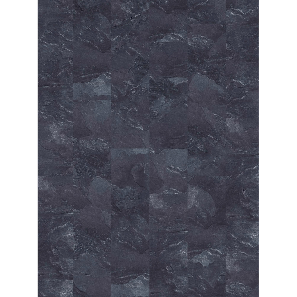 Infloor Teppichfliese »Velour Steinoptik Schiefer grau«, rechteckig, 14 Stück, 4 m², 25 x 100 cm, selbsthaftend, für Stuhlrollen geeignet