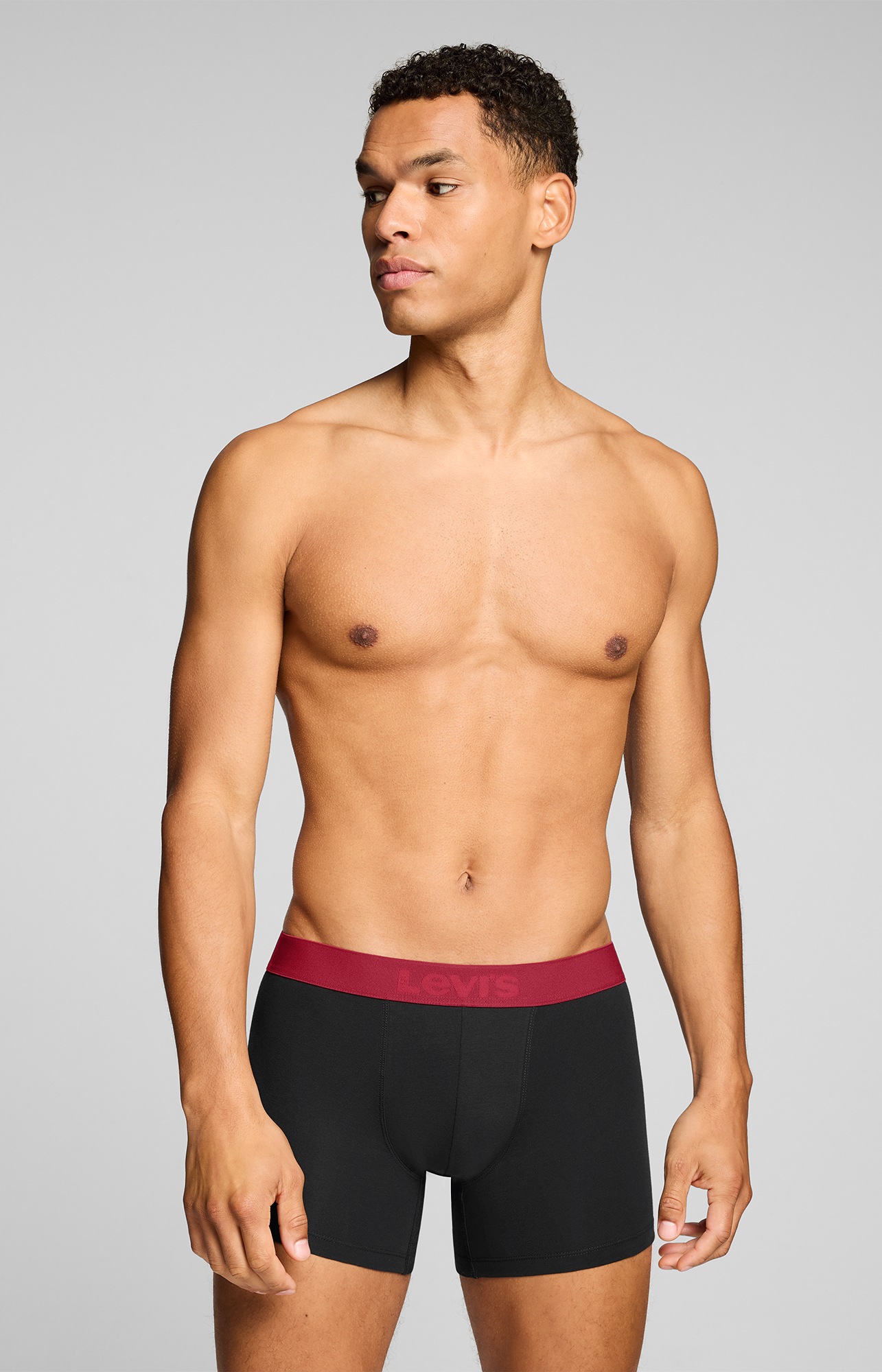 Levi's® Boxershorts »LEVIS MEN TWILL WB BOXER BRIEF 2P« 2er Pack,  ohne Eingriff, Stretchbund