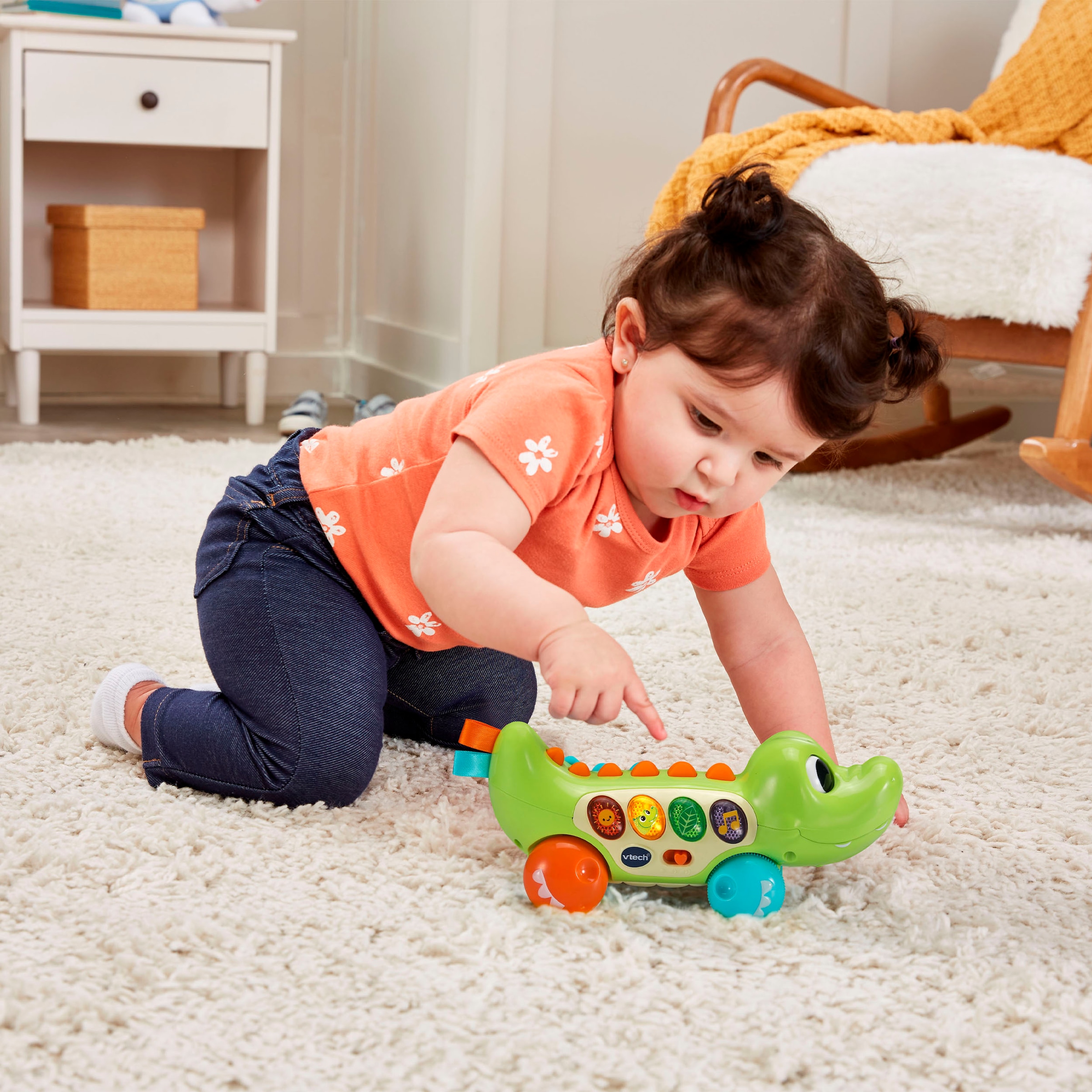 Vtech® Lernspielzeug »Babys Lernspaß-Krokodil« mit Licht und Sound